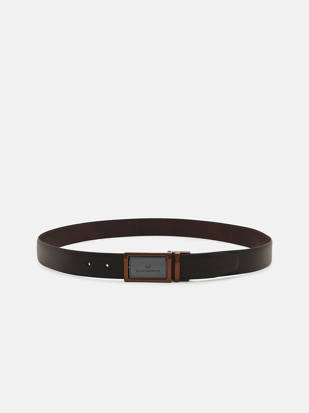 

Blackberrys Men Leather Reversible Formal Belt, Black