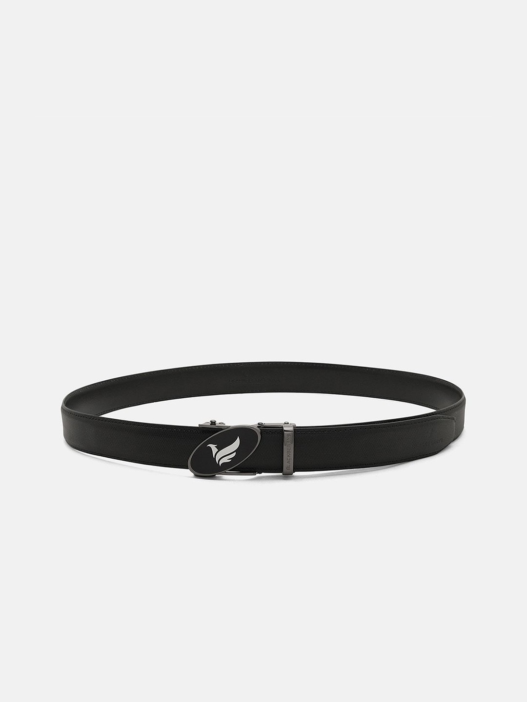 

Blackberrys Men Leather Formal Belt, Black