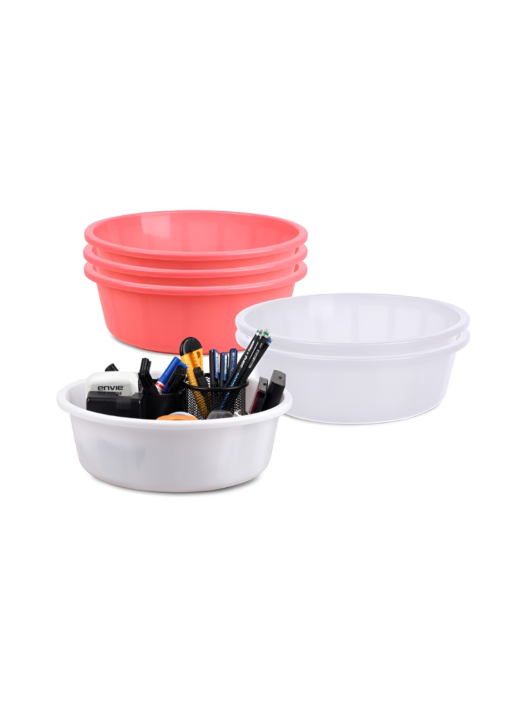 

Kuber Industries Set of 6 Regular Desk Organiser, Pink