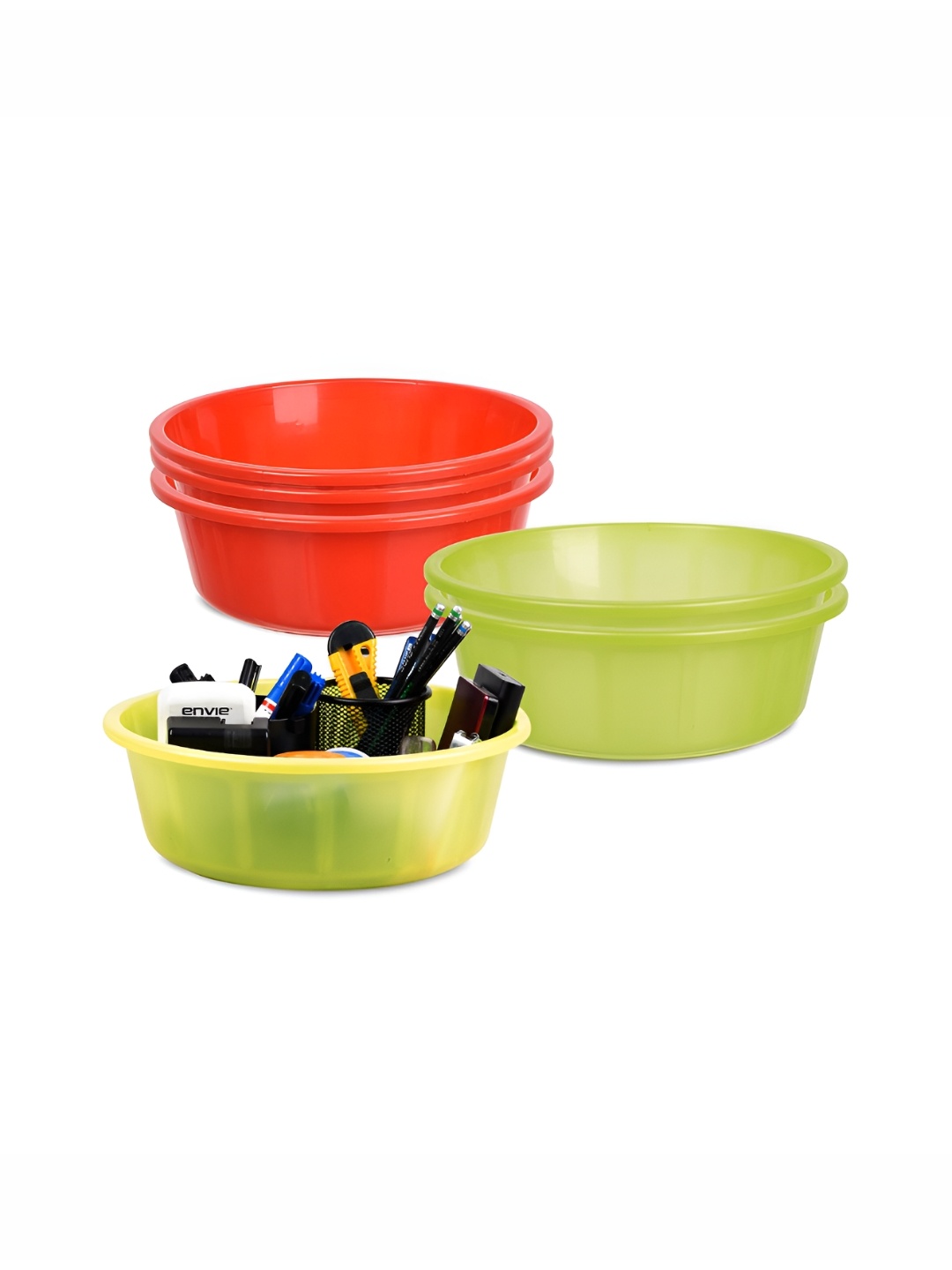 

Kuber Industries Red Set of 6 Regular Desk Organiser