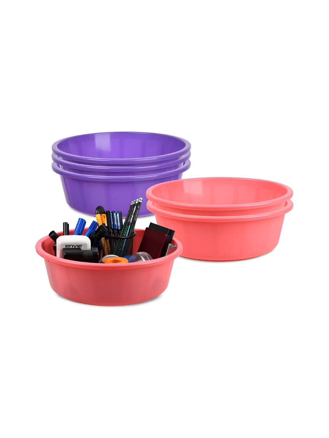 

Kuber Industries Purple Set of 6 Regular Desk Organiser