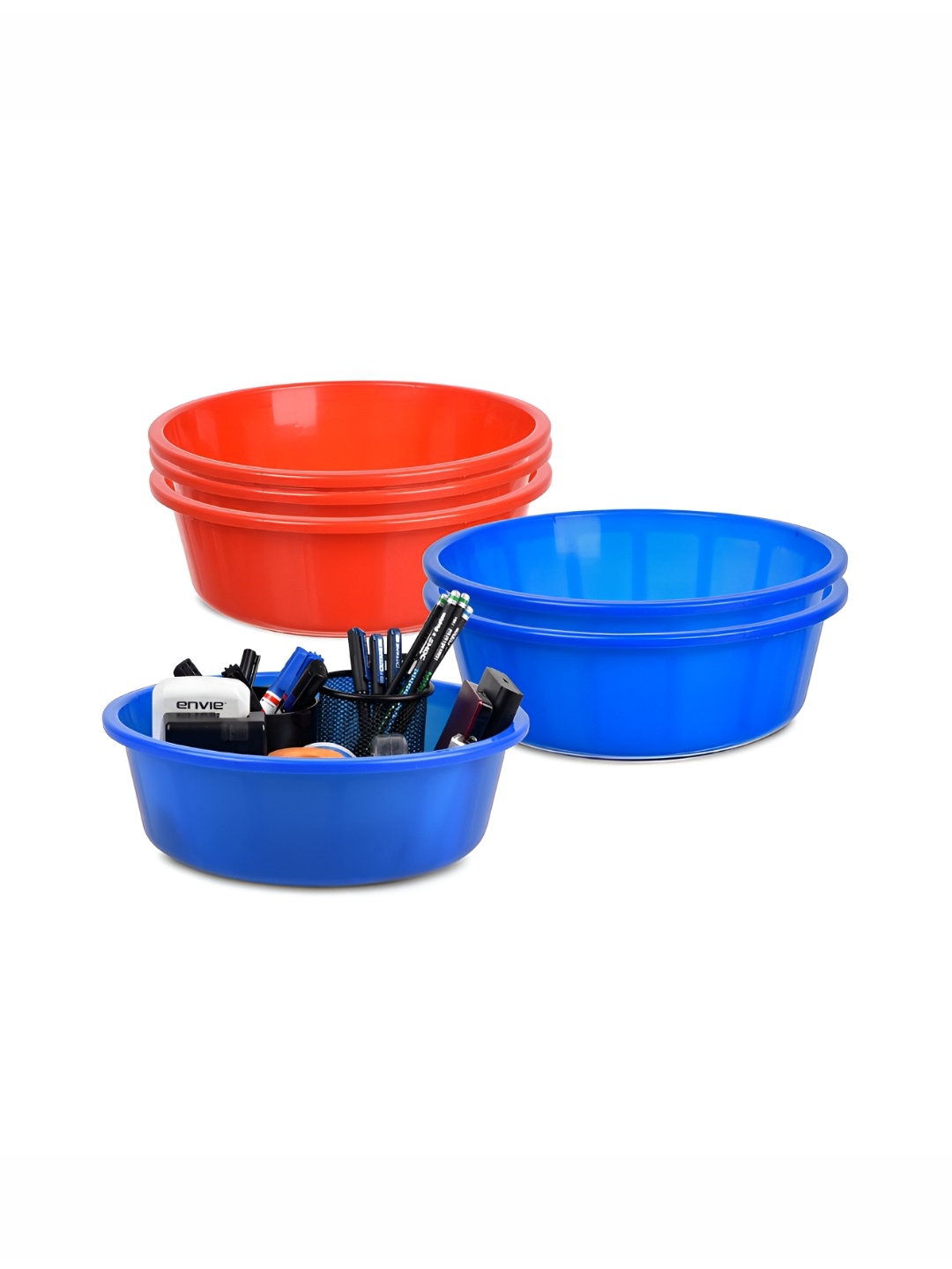 

Kuber Industries Red Set of 6 Regular Desk Organiser