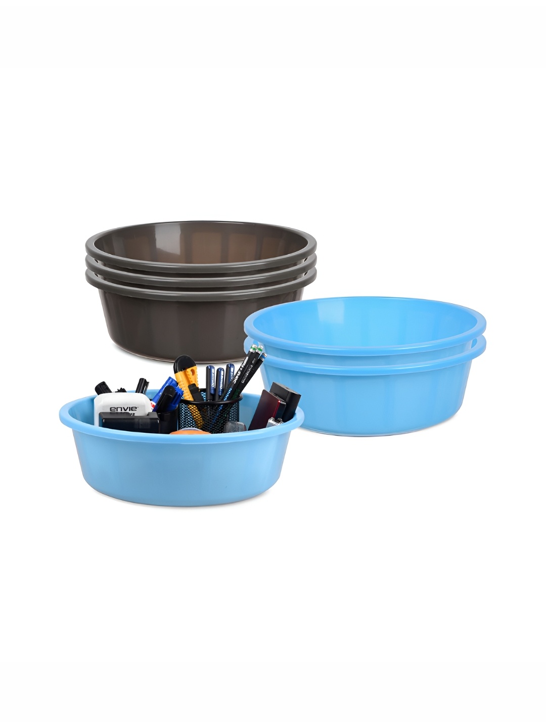 

Kuber Industries Black Set of 6 Regular Desk Organiser