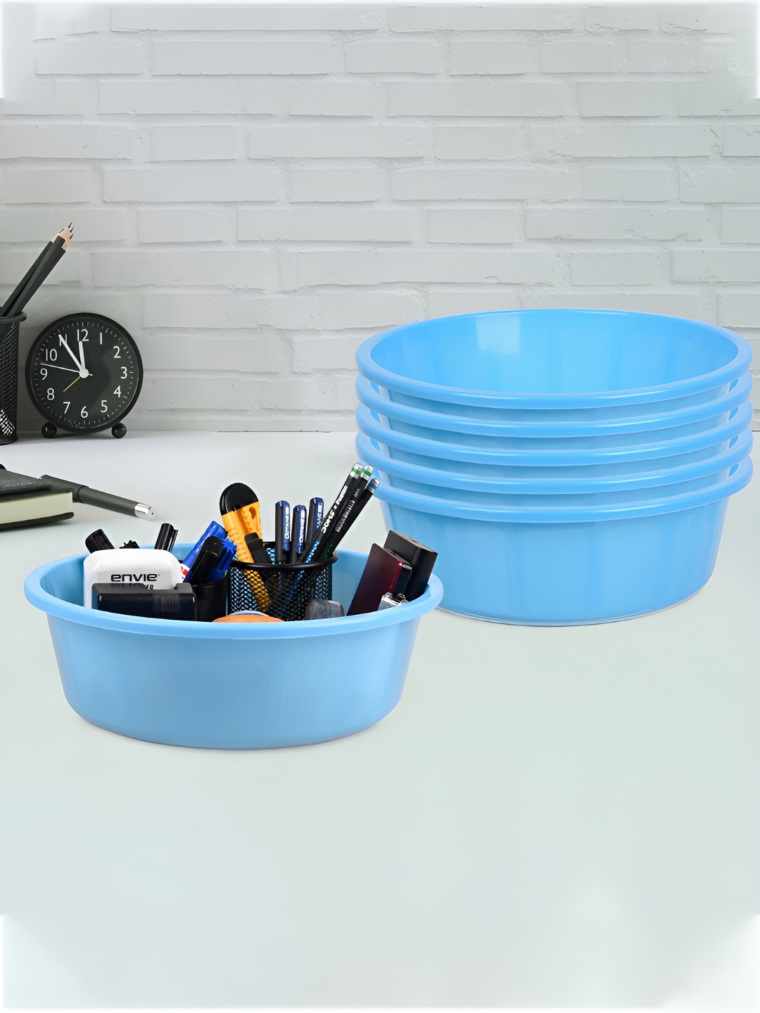 

Kuber Industries Blue Set of 6 Regular Desk Organiser
