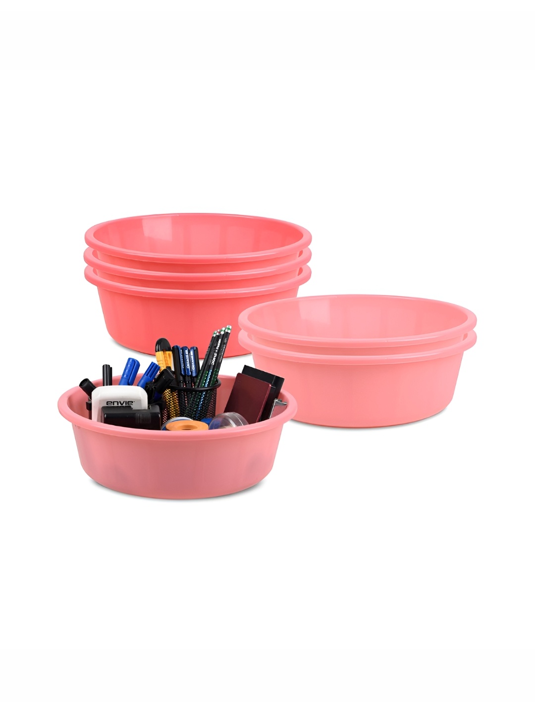 

Kuber Industries Set of 6 Regular Desk Organiser, Pink