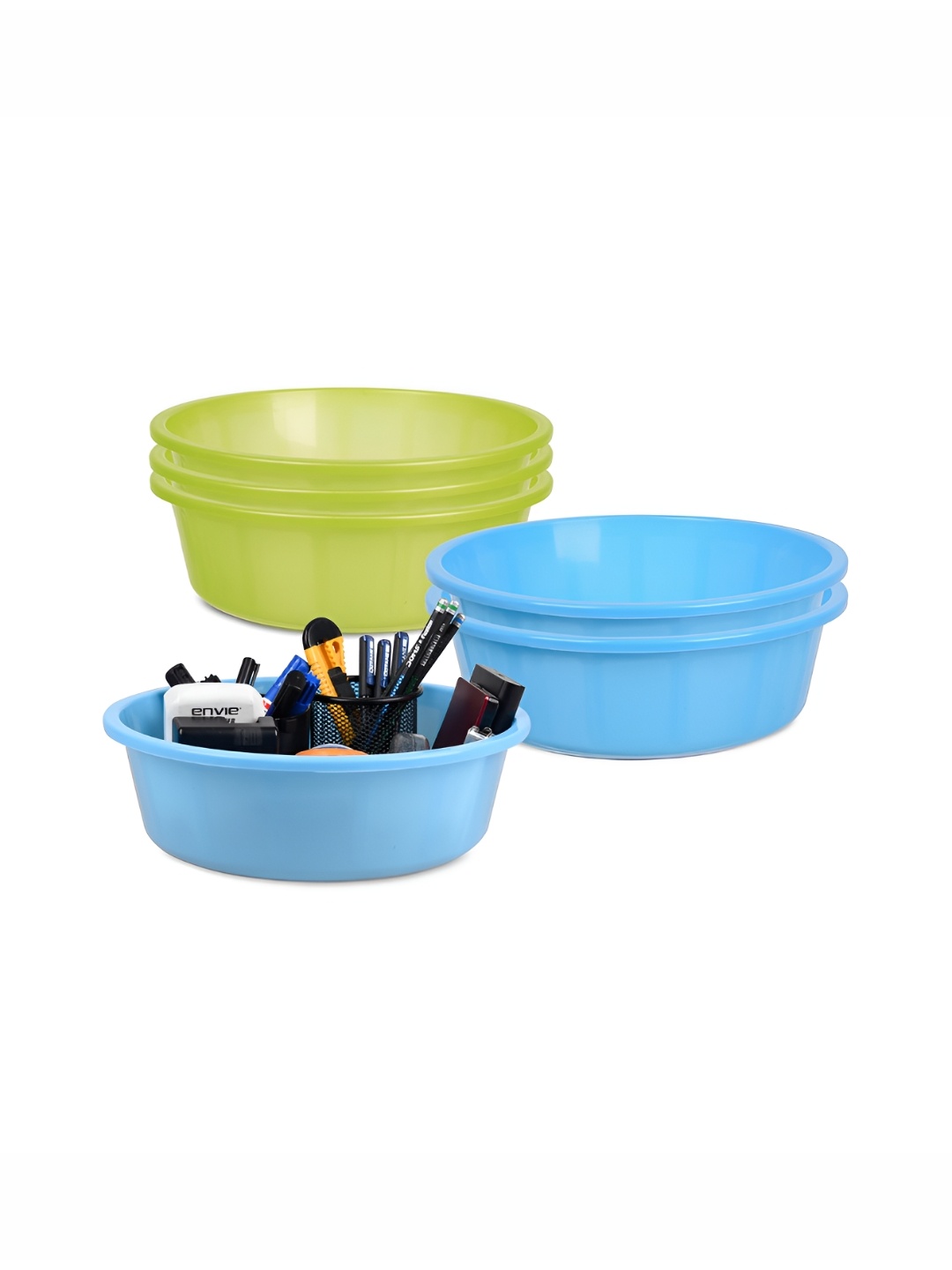 

Kuber Industries Green Set of 6 Regular Desk Organiser