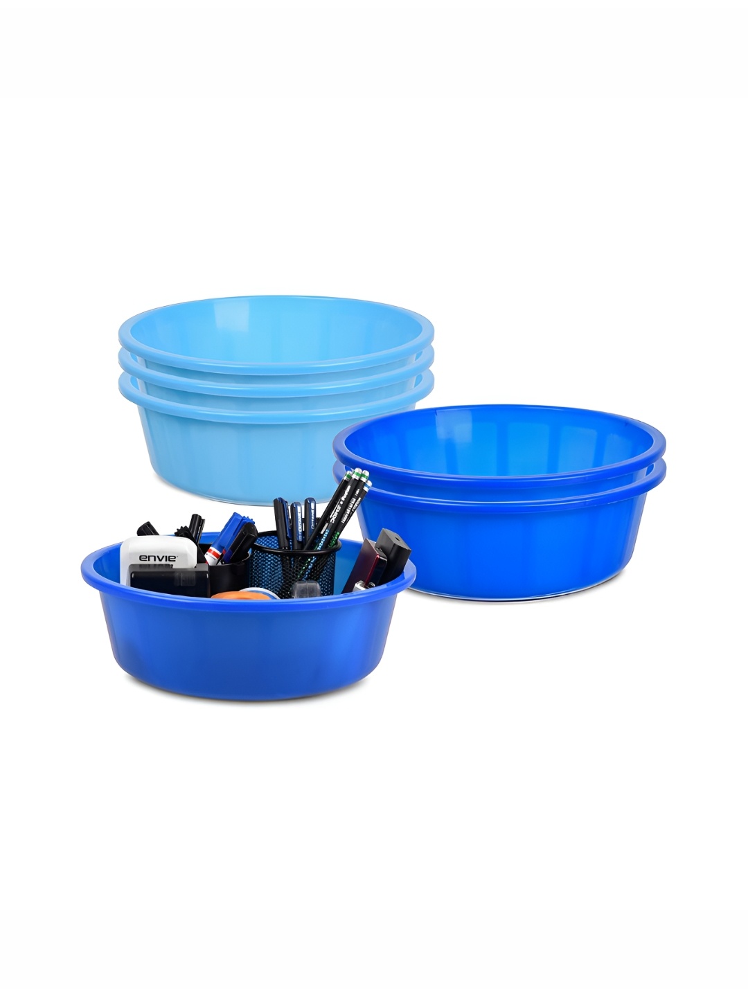 

Kuber Industries Blue Set of 6 Regular Desk Organiser