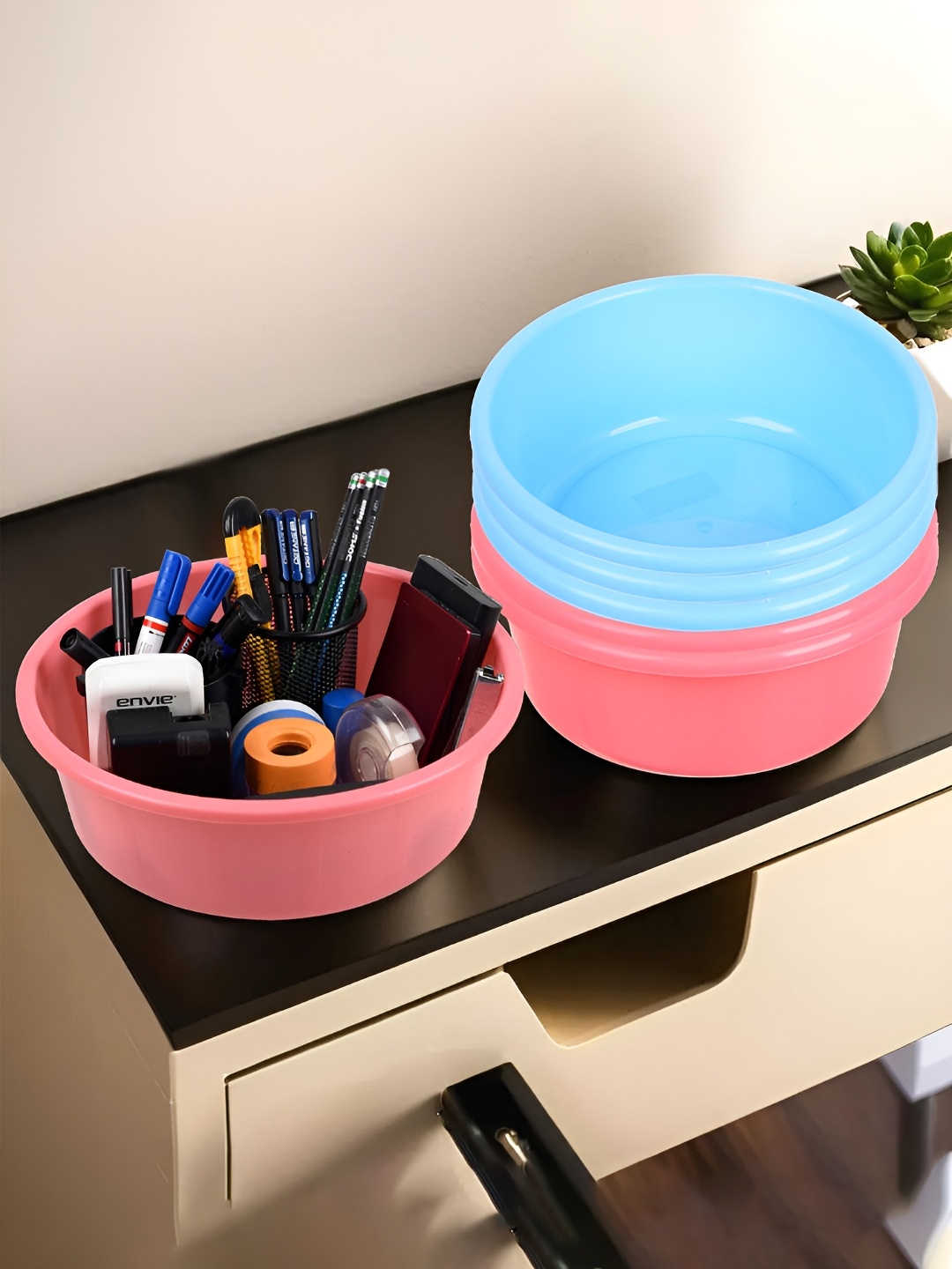 

Kuber Industries Blue Set of 6 Regular Desk Organiser Organisers