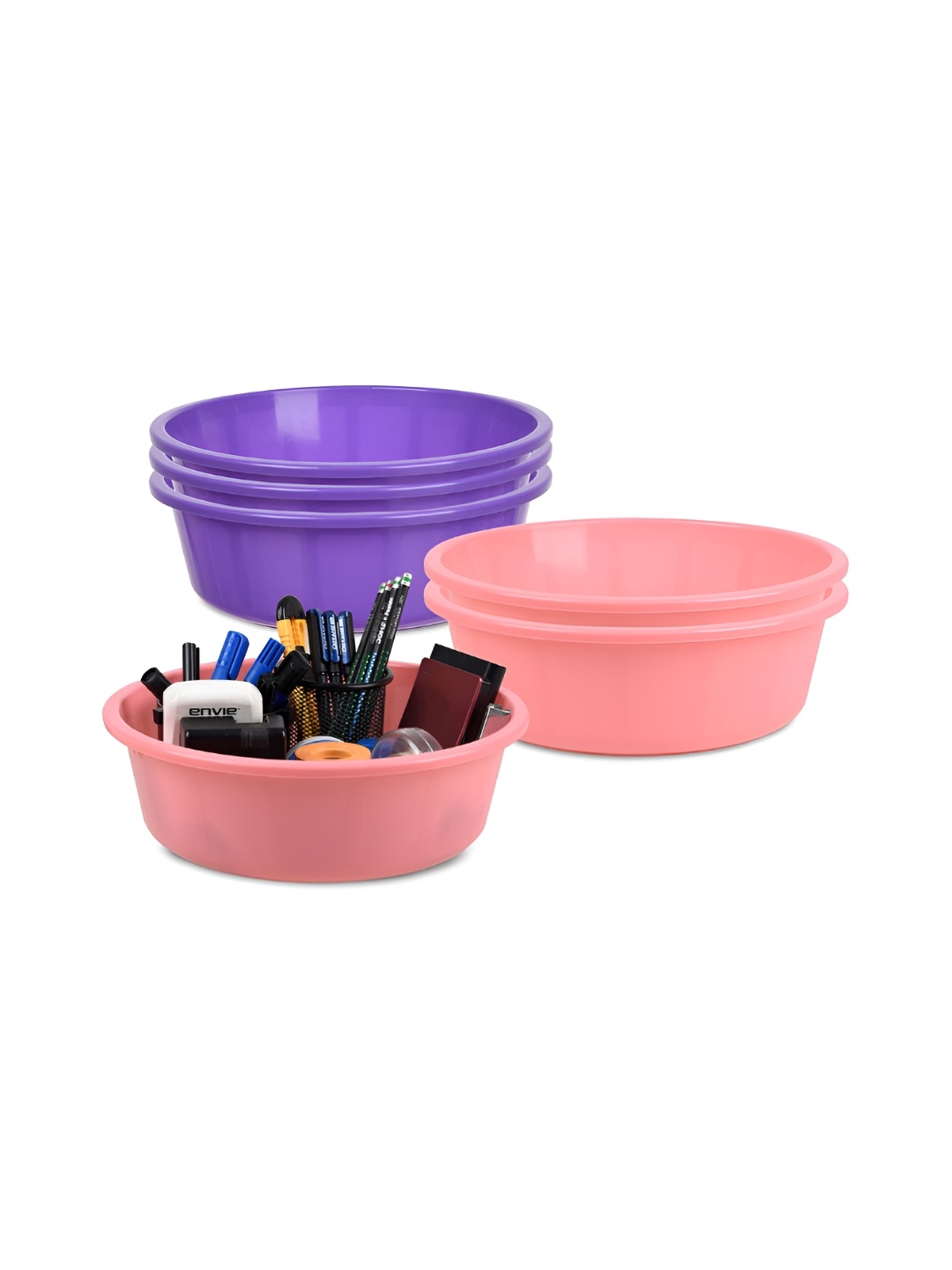 

Kuber Industries Purple Set of 6 Regular Desk Organiser