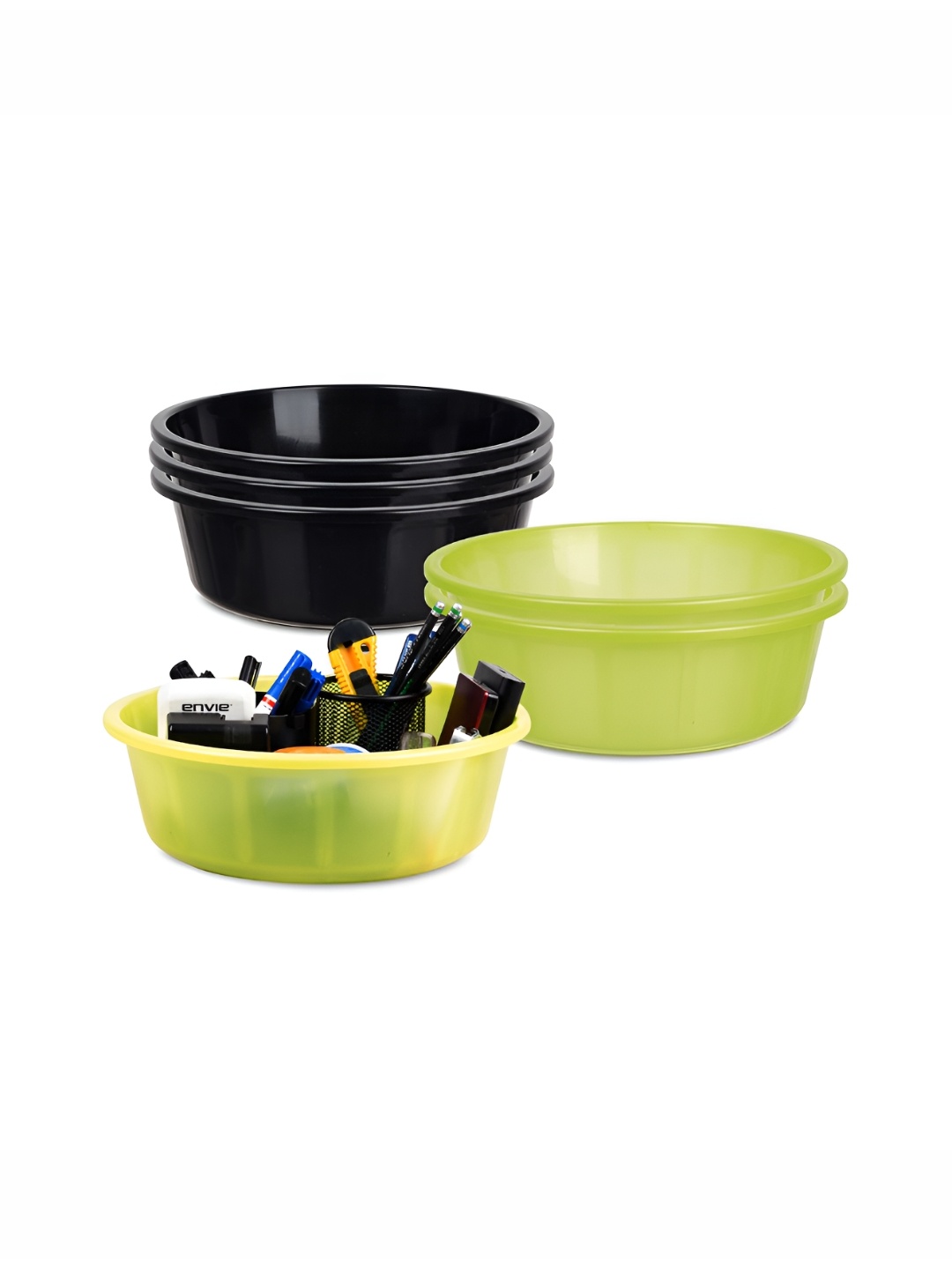 

Kuber Industries Set of 6 Regular Desk Organiser, Black