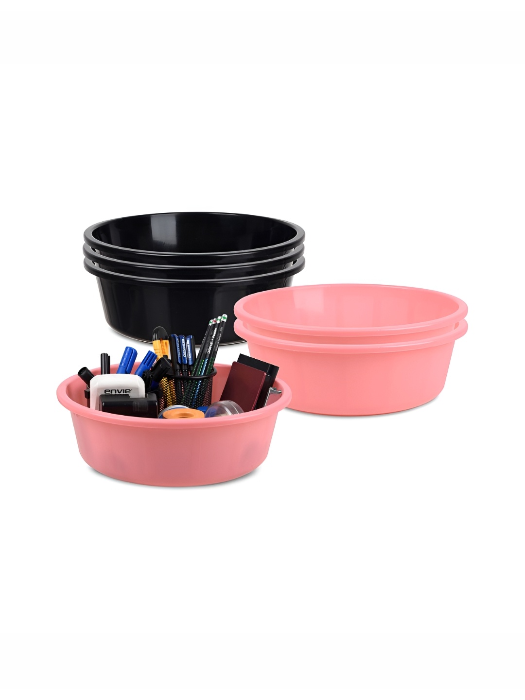 

Kuber Industries Black Set of 6 Regular Desk Organiser