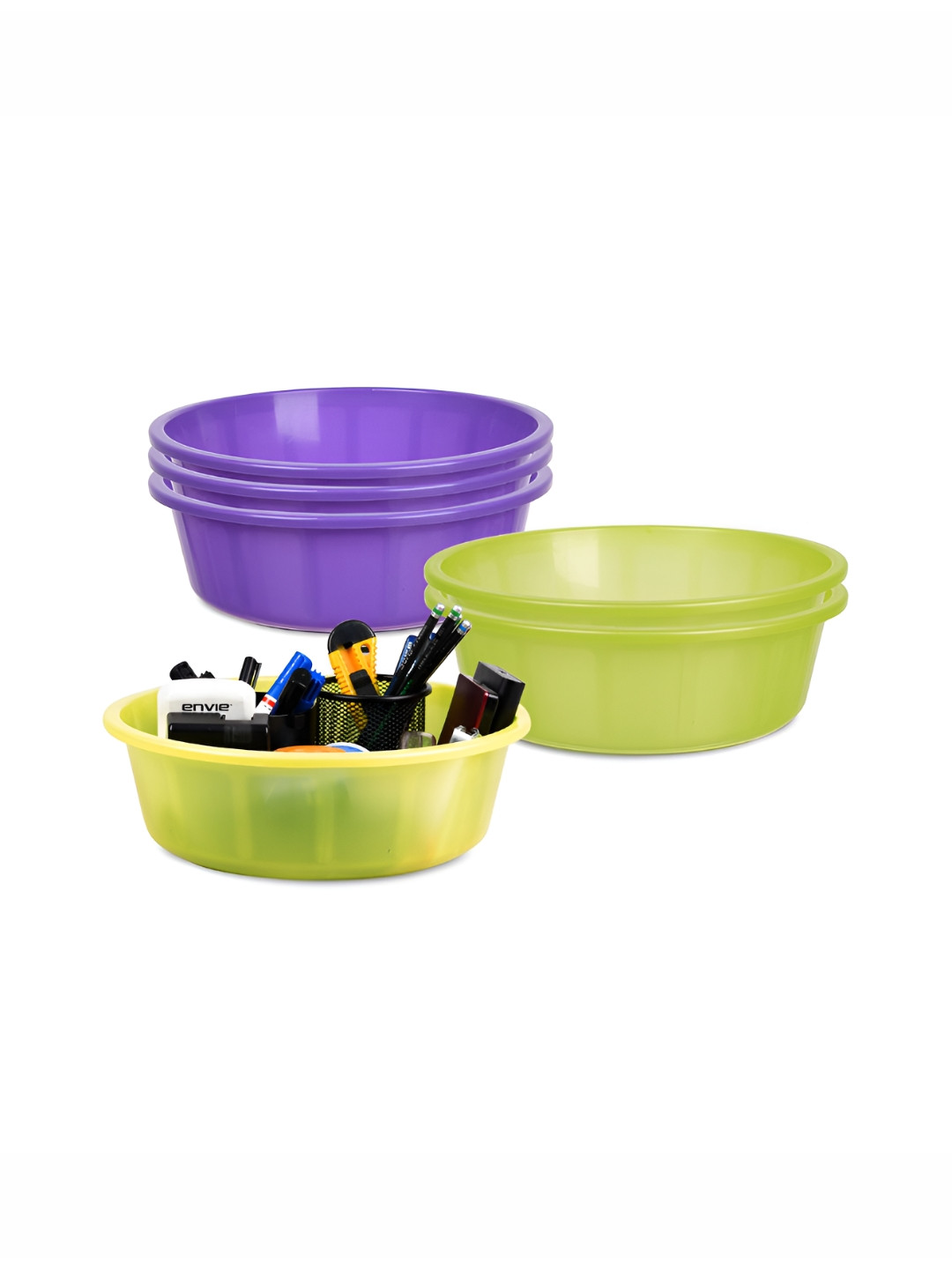 

Kuber Industries Set of 6 Regular Desk Organiser, Purple