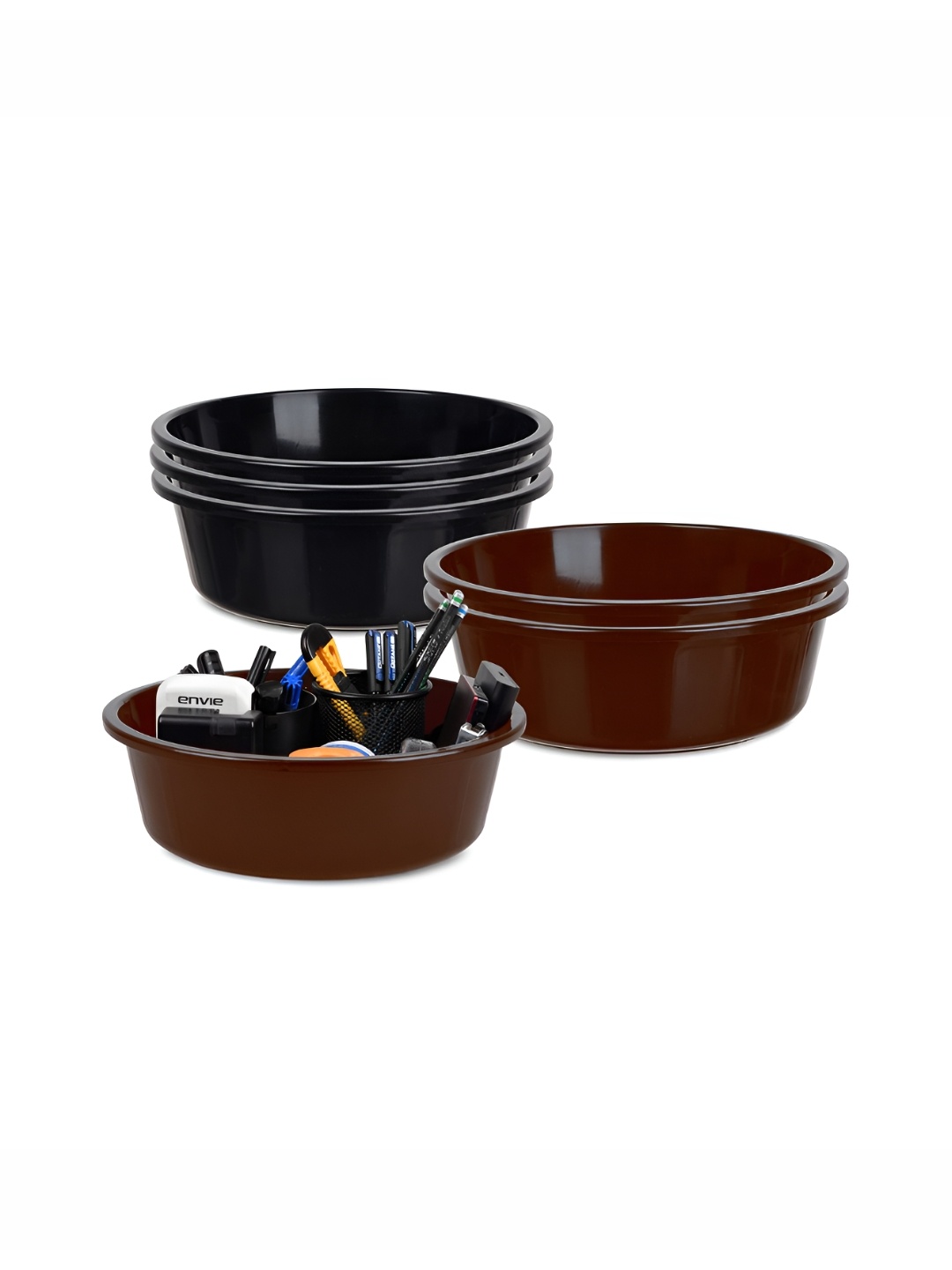 

Kuber Industries Black Set of 6 Regular Desk Organiser
