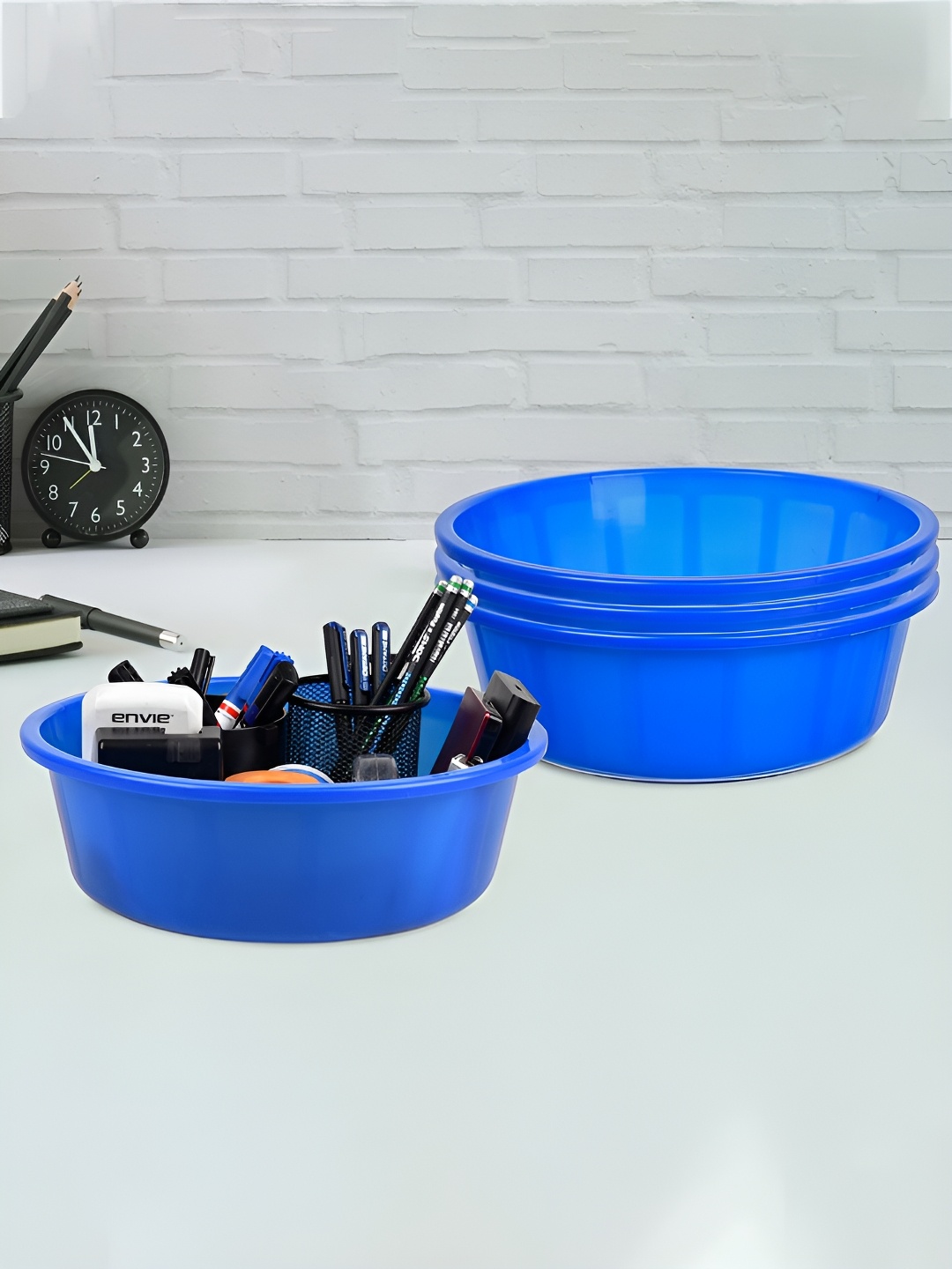 

Kuber Industries Blue Set of 4 Regular Desk Organiser