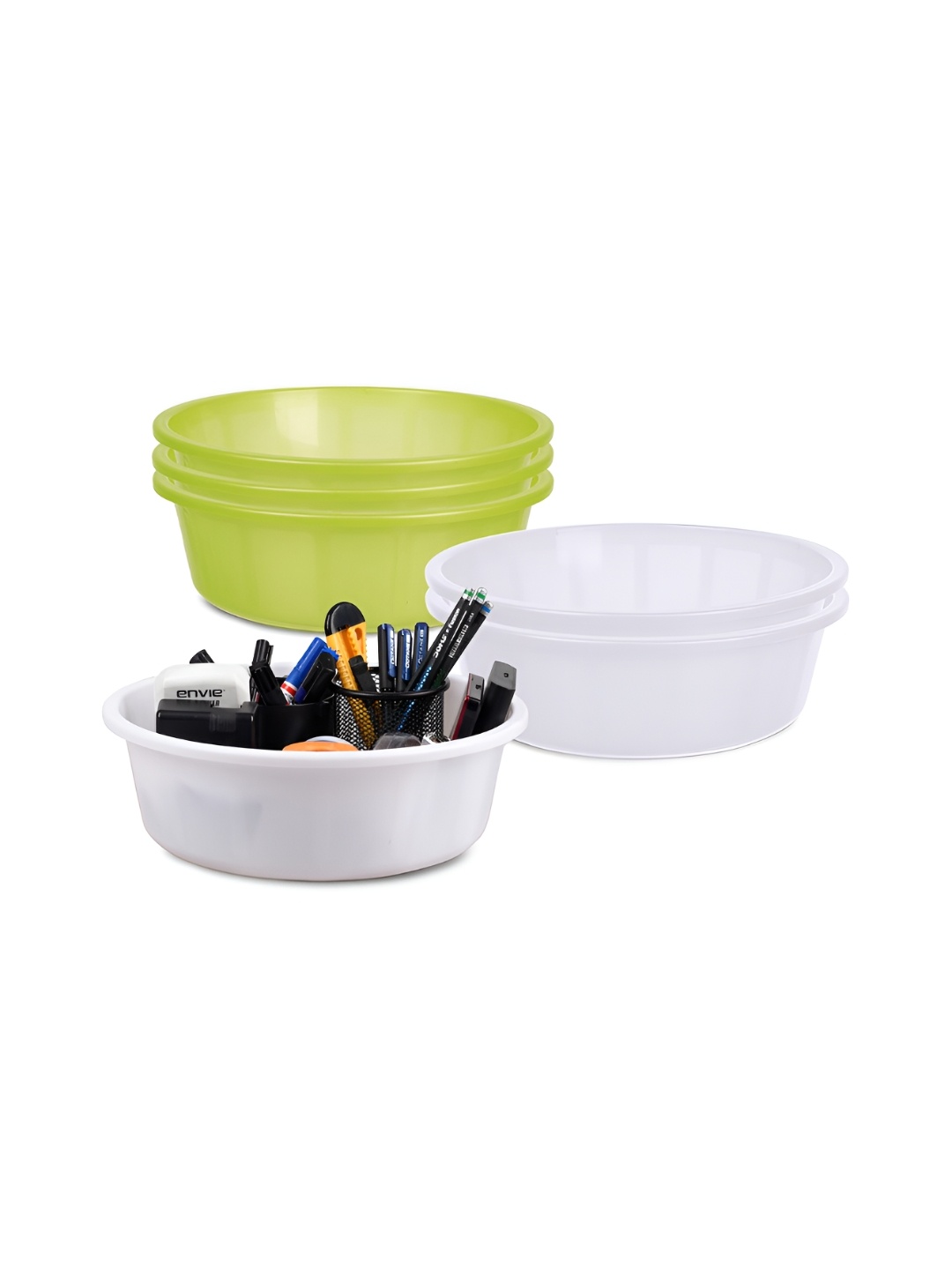

Kuber Industries Green Set of 6 Regular Desk Organiser Organisers