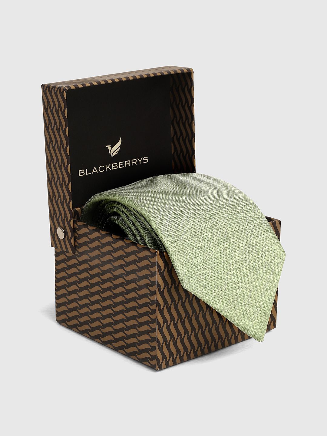 

Blackberrys Men Printed Broad Tie, Green