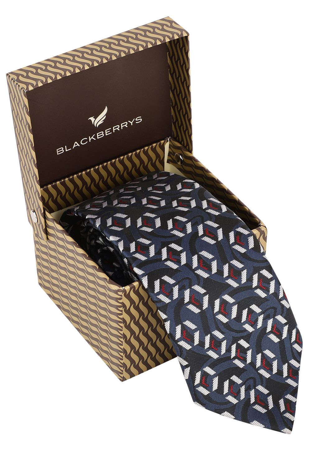 

Blackberrys Men Skinny Tie, Navy blue