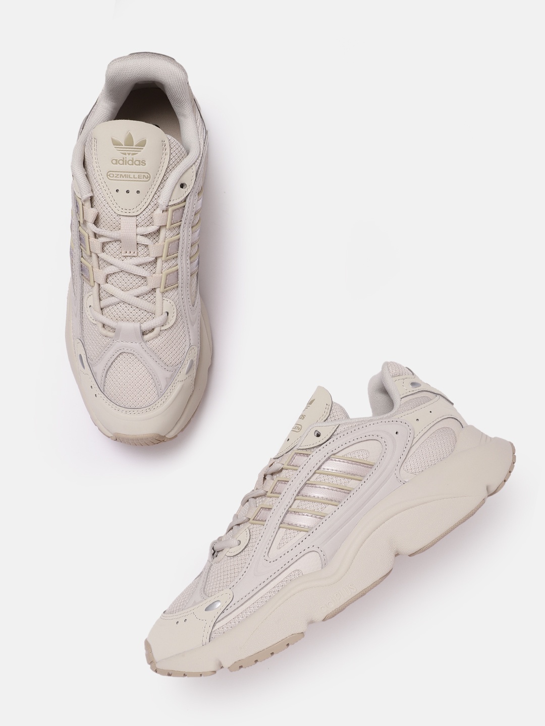 

ADIDAS Originals Men Woven Design Ozmillen Everyday Sneakers, Beige