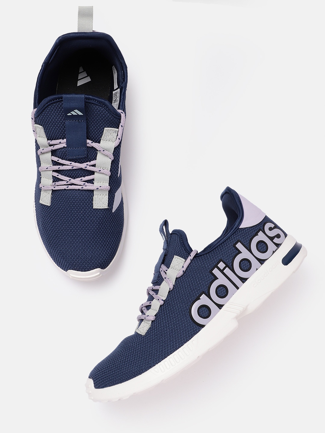 

ADIDAS Men Woven Design Comfrt Walk Shoes, Navy blue
