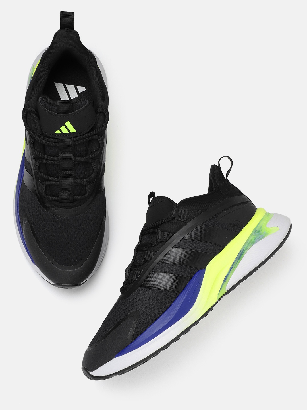 

ADIDAS Men AlphaResponse Running Shoes, Black