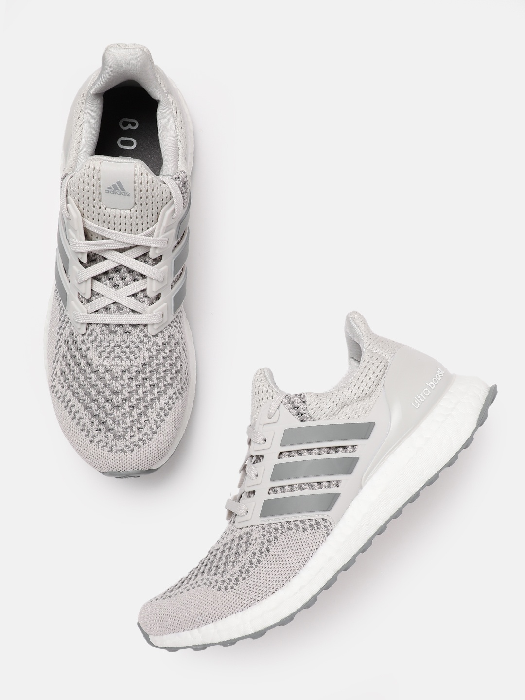 

ADIDAS Men Ultraboost 1.0 Running Shoes, Grey