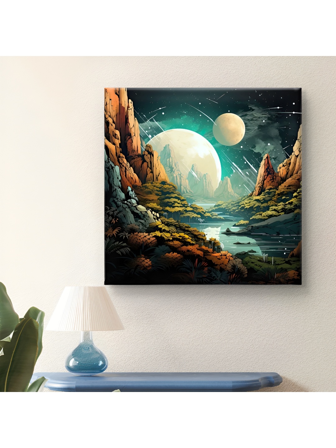

SAF Green & White 1 Piece Canvas Other Wall Paintings
