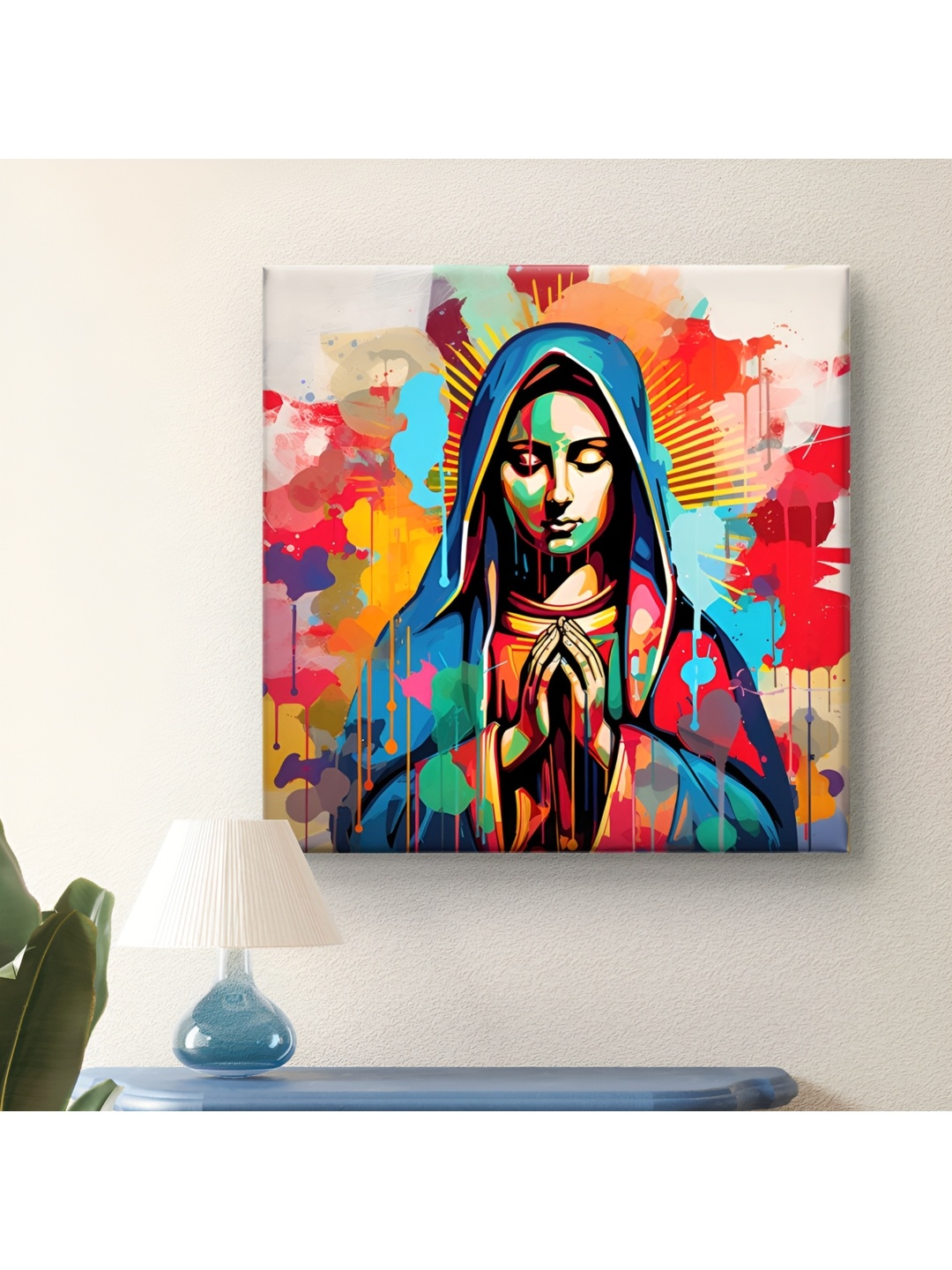 

SAF White & Red 1 Piece Canvas Wall Paintings