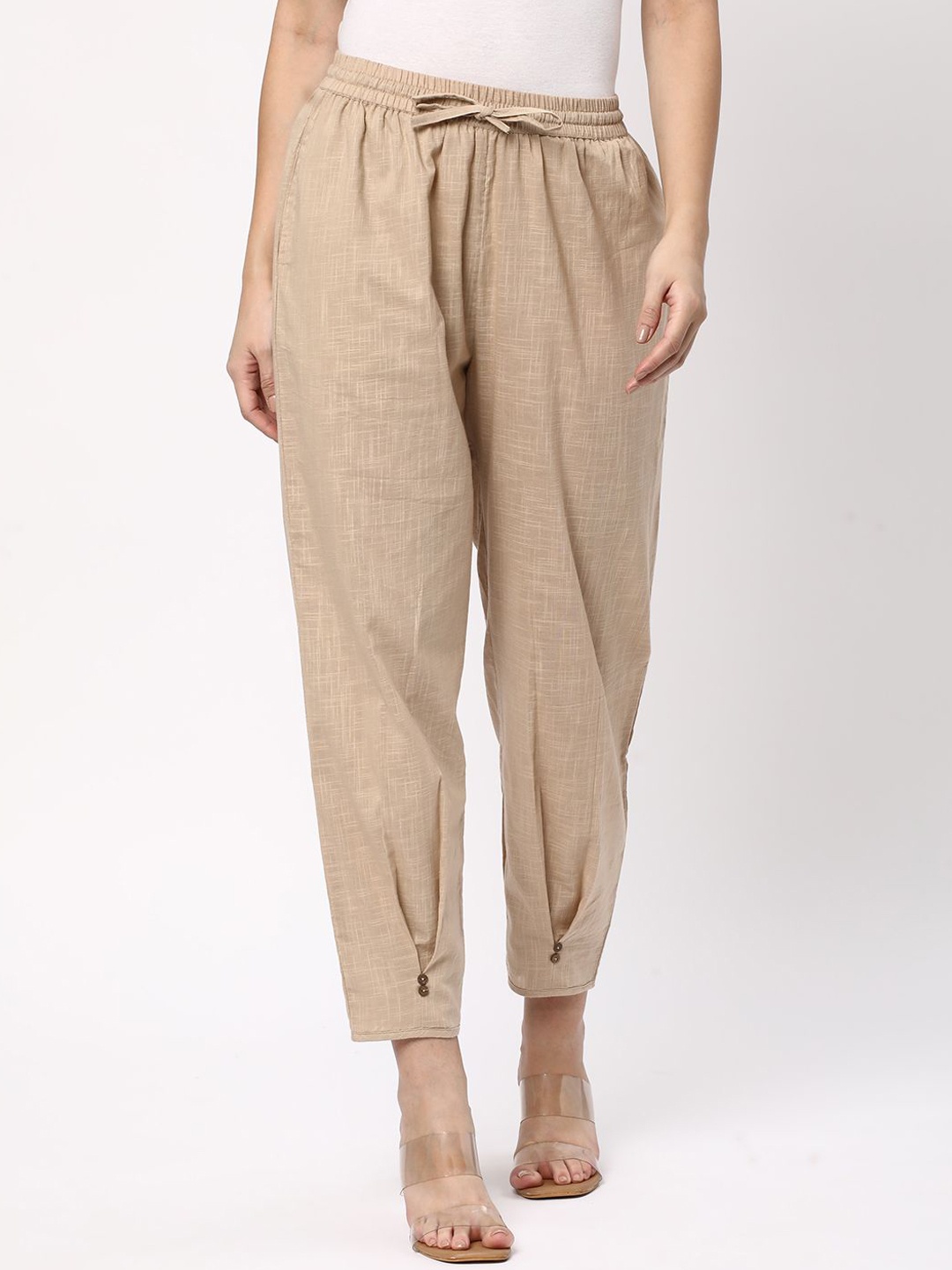 

R&B Women Trousers, Beige
