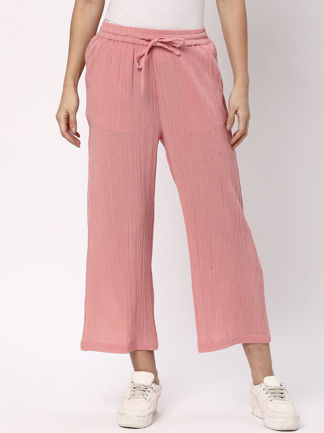 

R&B Women Pleated Trousers, Pink