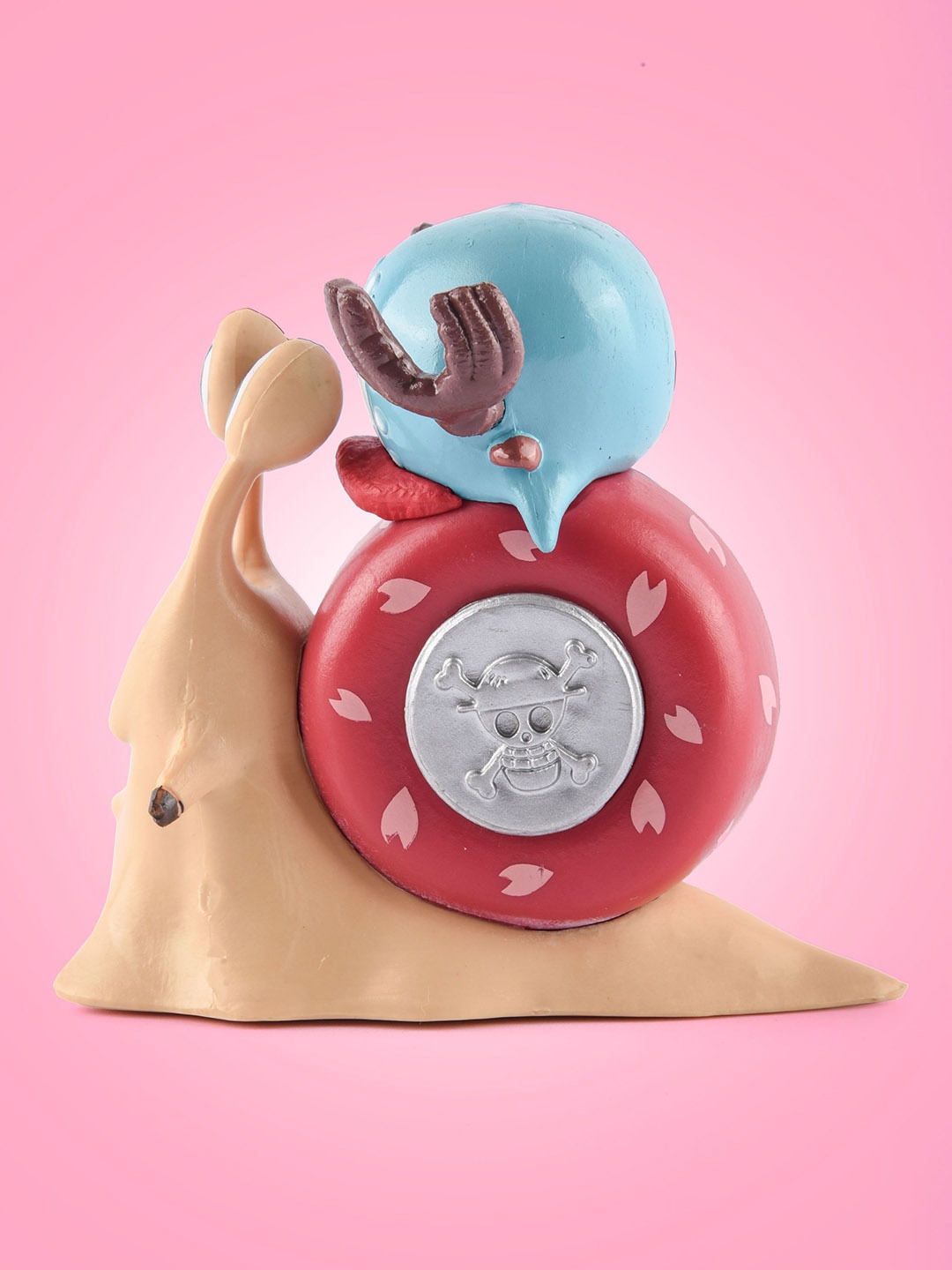 

COMICSENSE One Piece Anime Dr. Tony Action Figures Small Snail, Tan