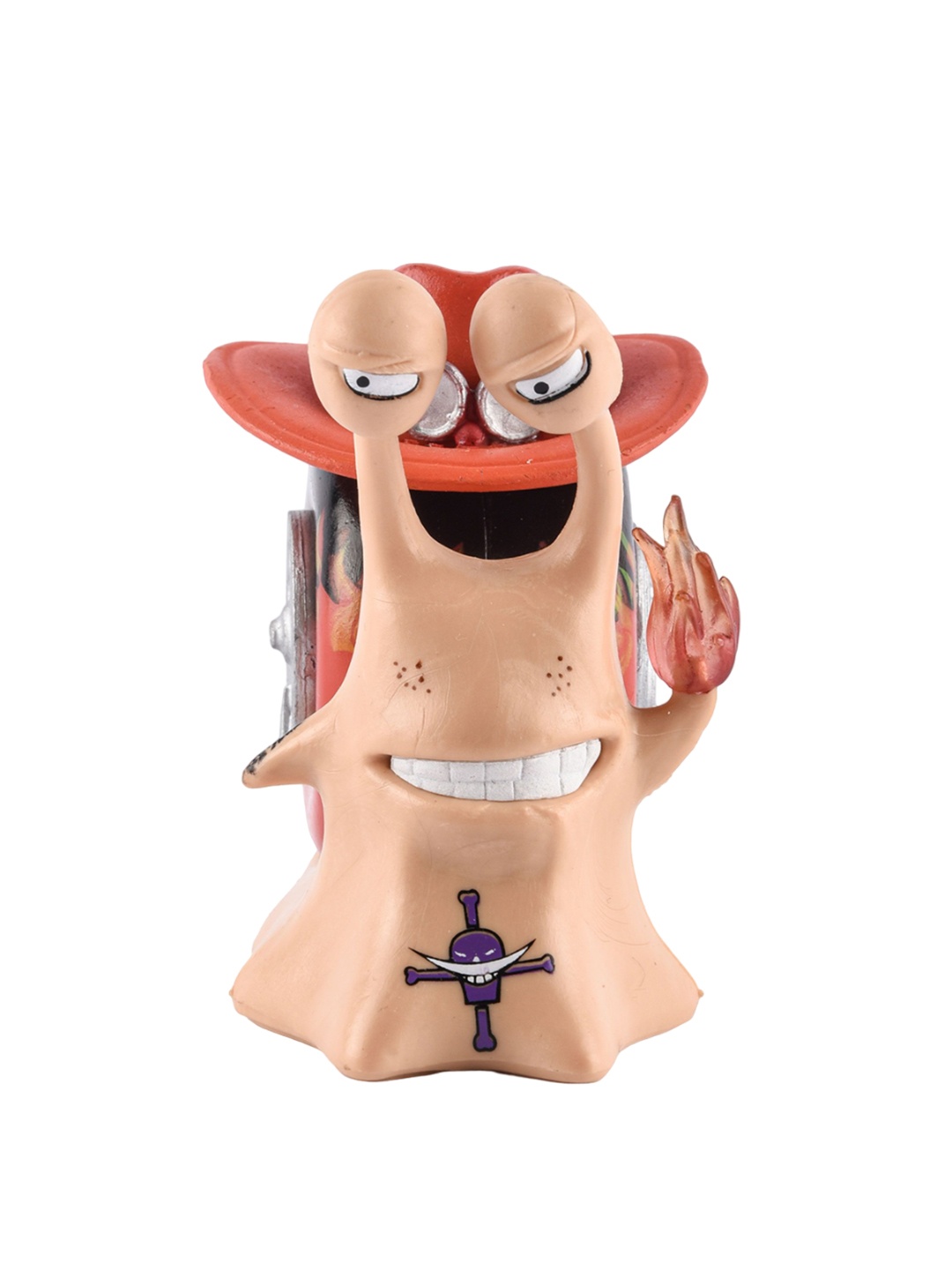

COMICSENSE One Piece Anime Ace Action Figures Small Snail, Tan
