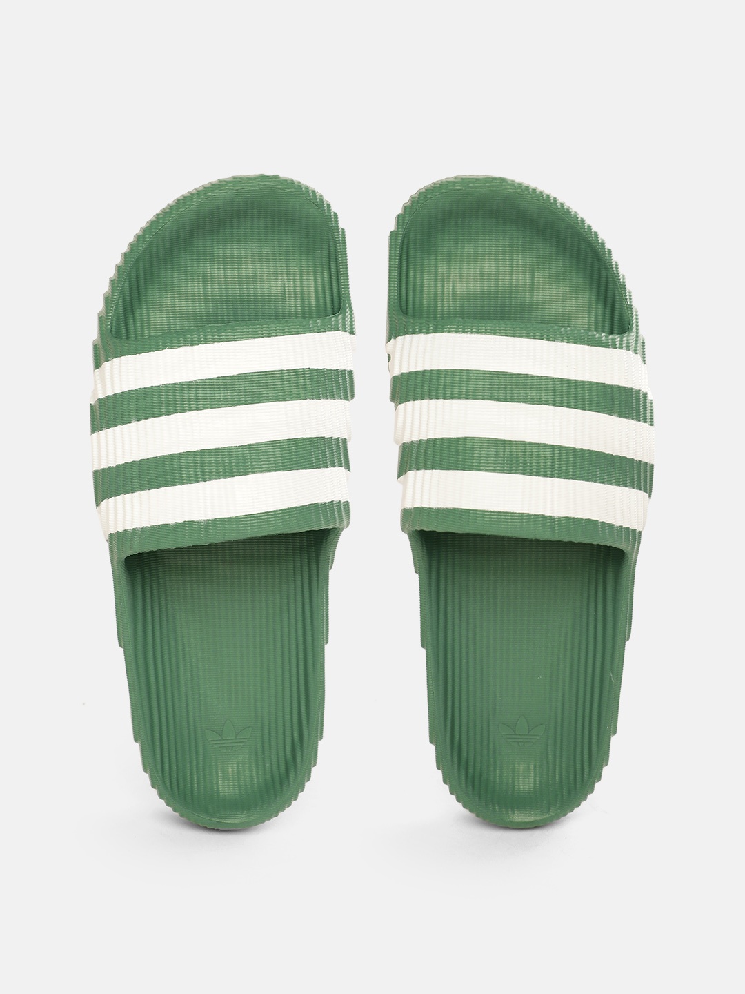 

ADIDAS Originals Men Adilette 22 Striped Sliders, Green