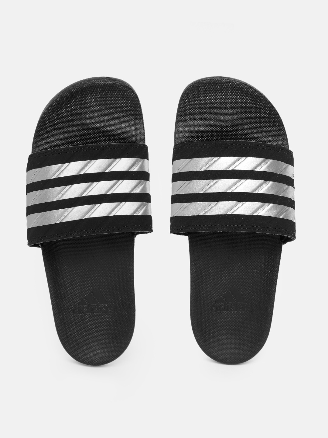 

ADIDAS Men Acteve Comfort On Striped Sliders, Black