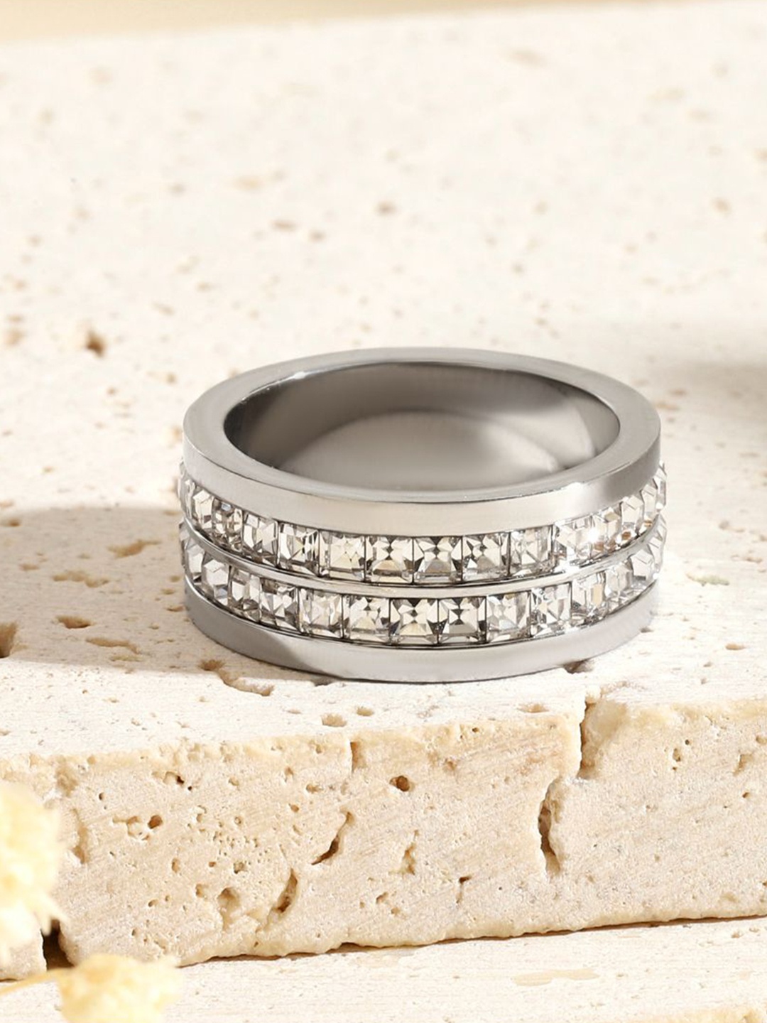 

SALTY Aurora's Adorn Adjustable Finger Ring, Silver