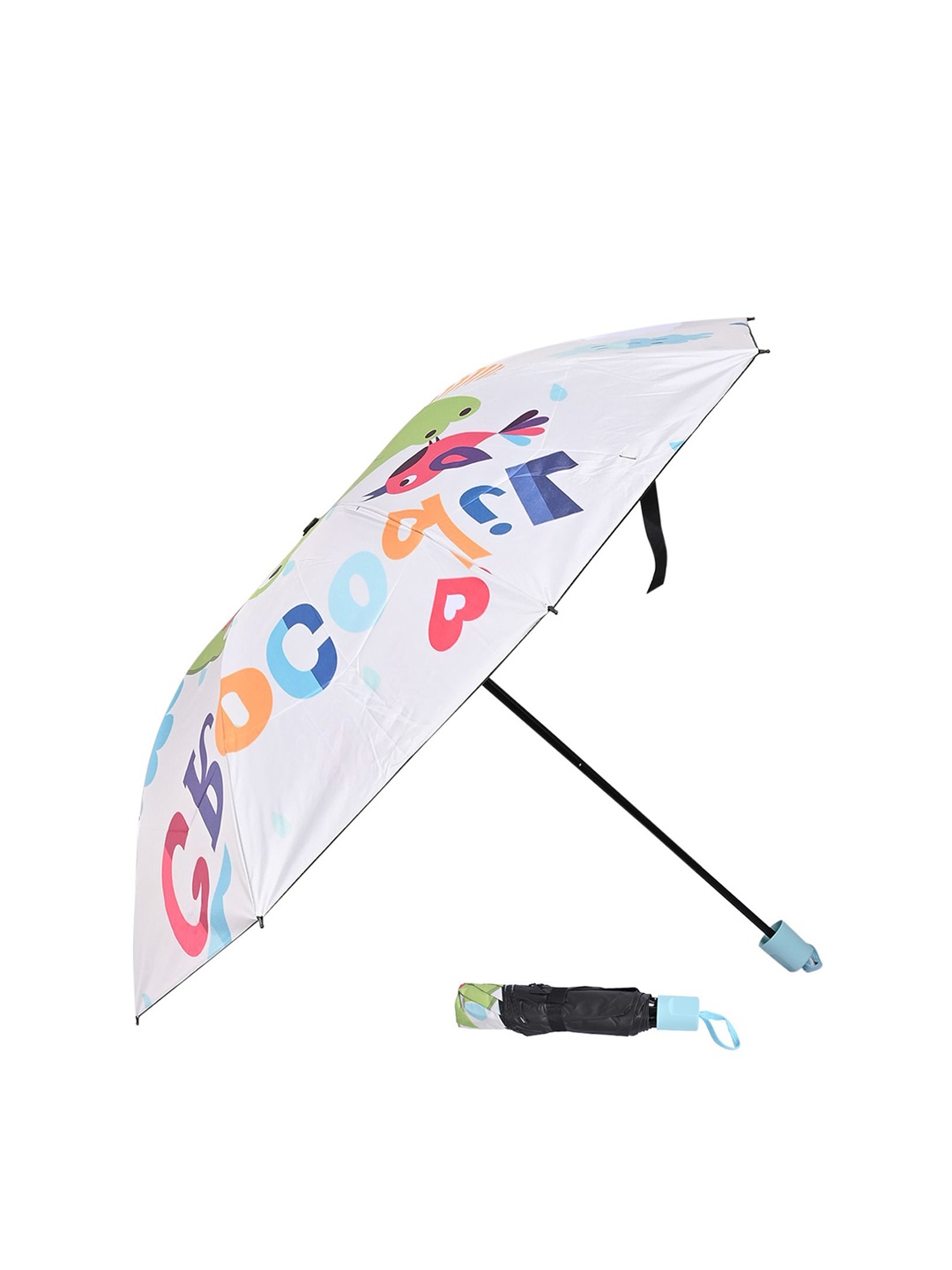 

LOOM LEGACY Manual 3 Fold Self Design Umbrellas, White