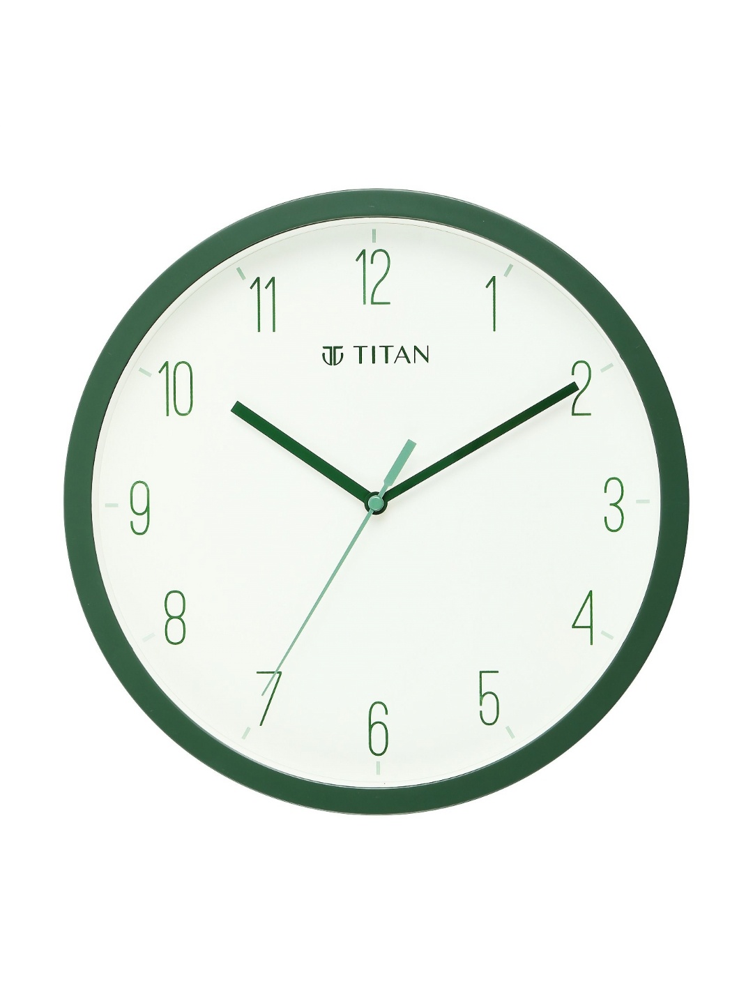 

Titan Green & White Traditional Wall Clock