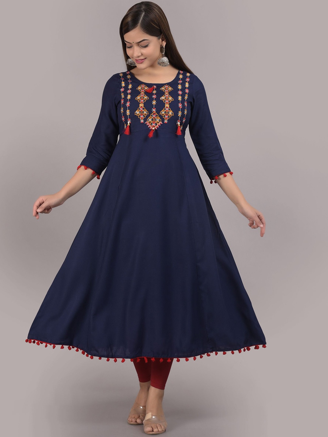 

VASANT APPAREL Women Blue Ethnic Dresses