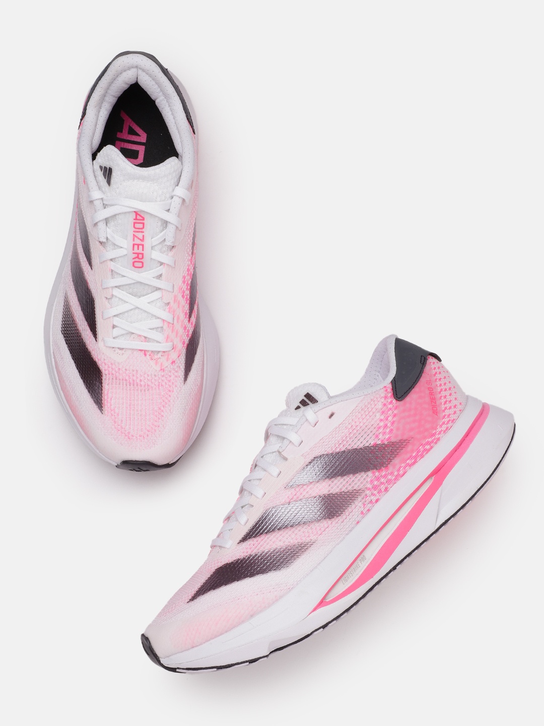 

ADIDAS Women Woven Design Adizero SL2 Running Shoes, White