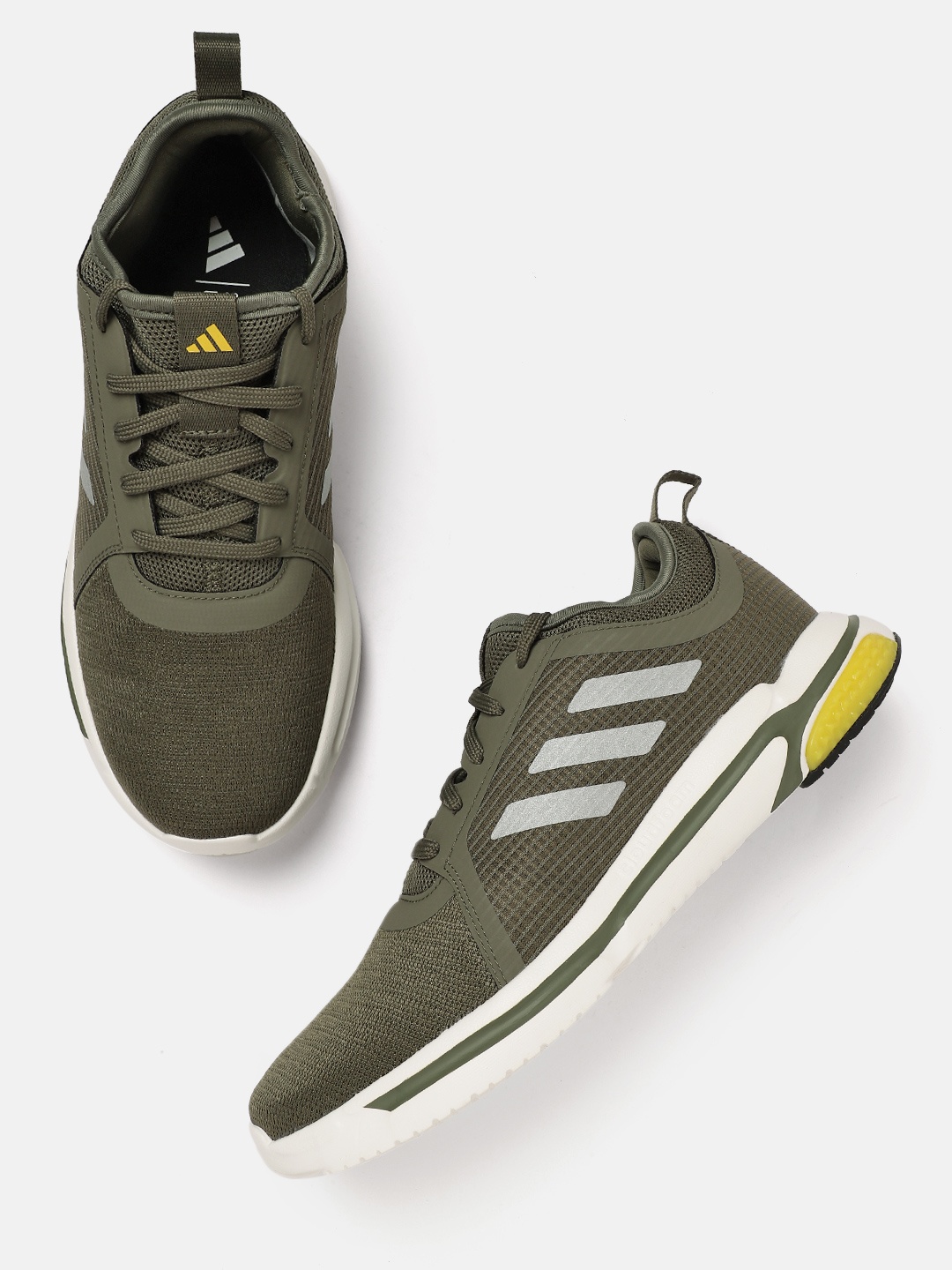 

ADIDAS Men Track-One Running Shoes, Green