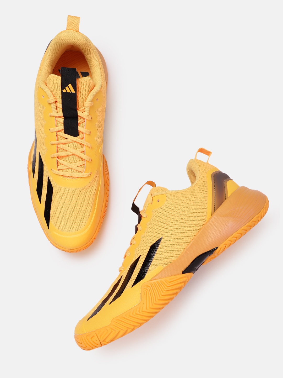 

ADIDAS Men CYBERSTIN Tennis Shoes, Yellow