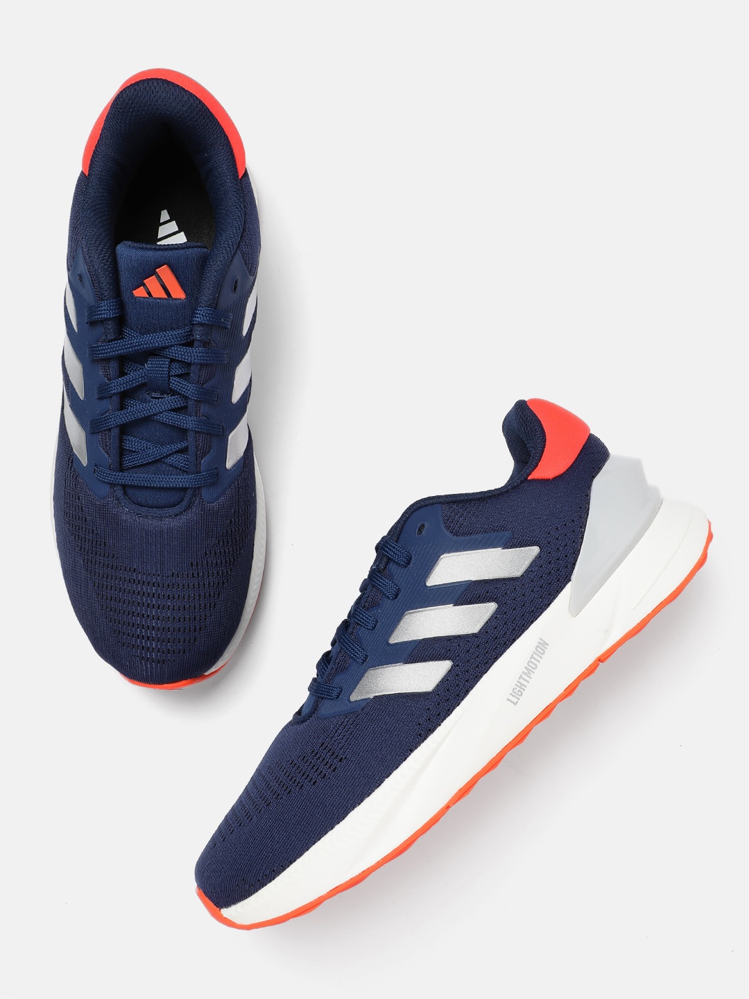 

ADIDAS Men Lightrun Lit Running Shoes, Navy blue