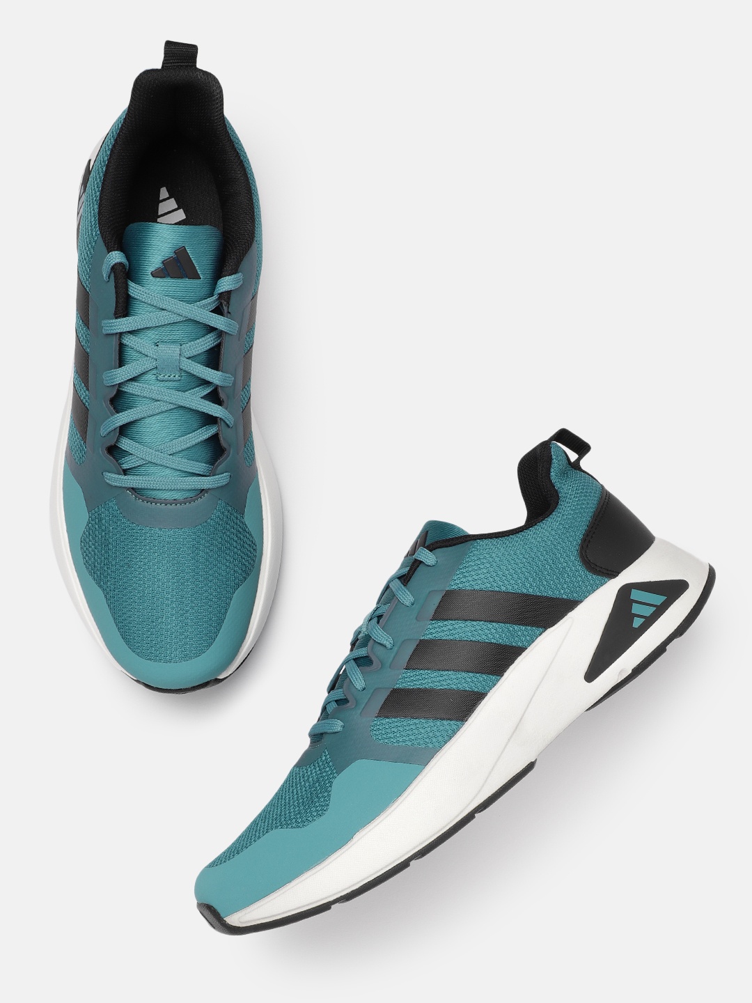 

ADIDAS Men Woven Design Laufen Speed Running Shoes, Teal