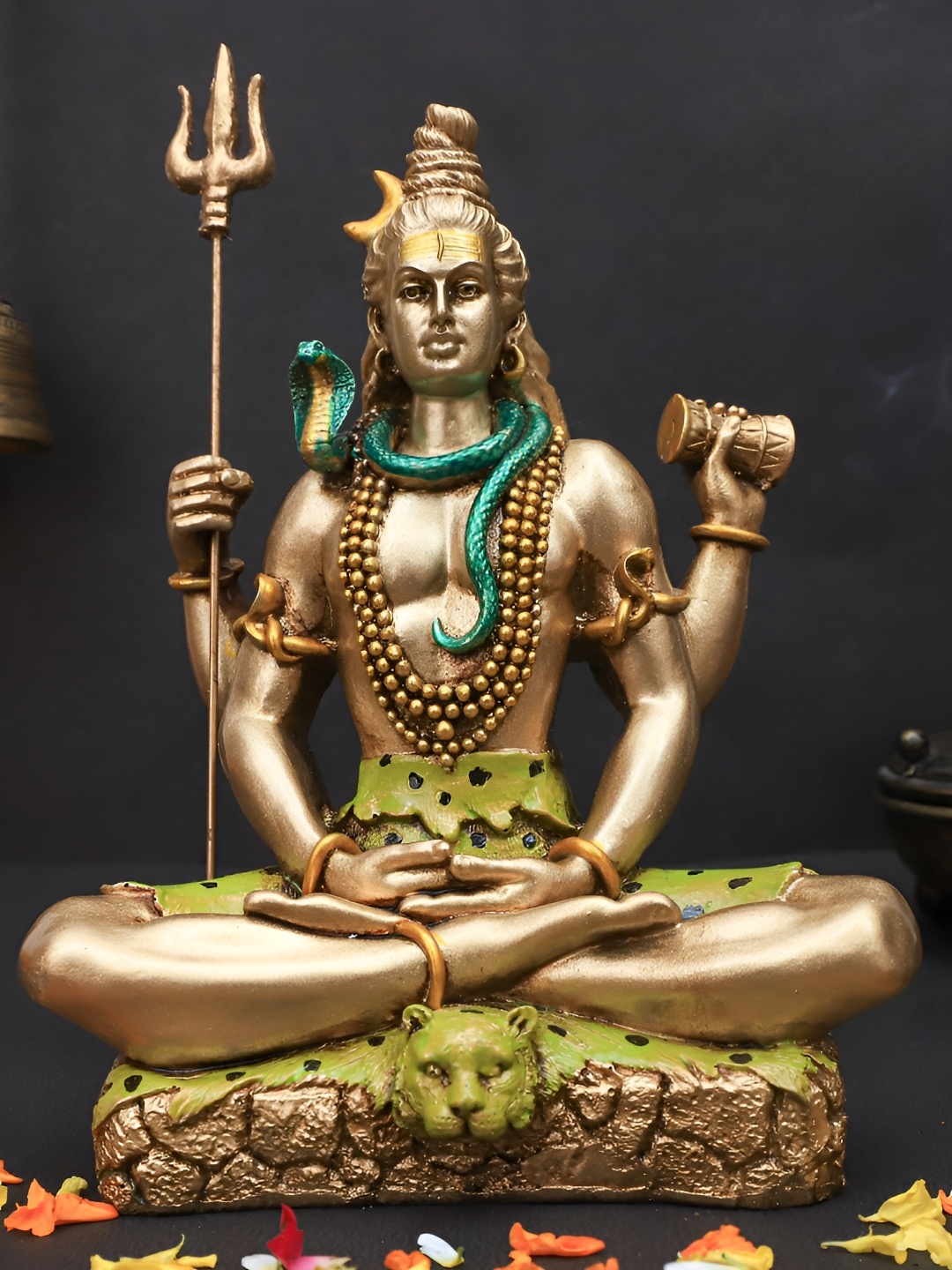 

The Advitya Gold-Toned Religious Idol Showpiece