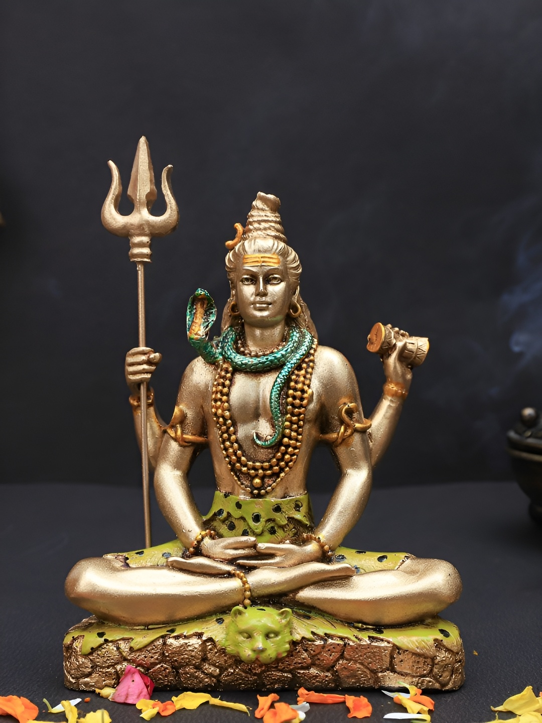 

The Advitya Gold-Toned Religious Idol Showpiece