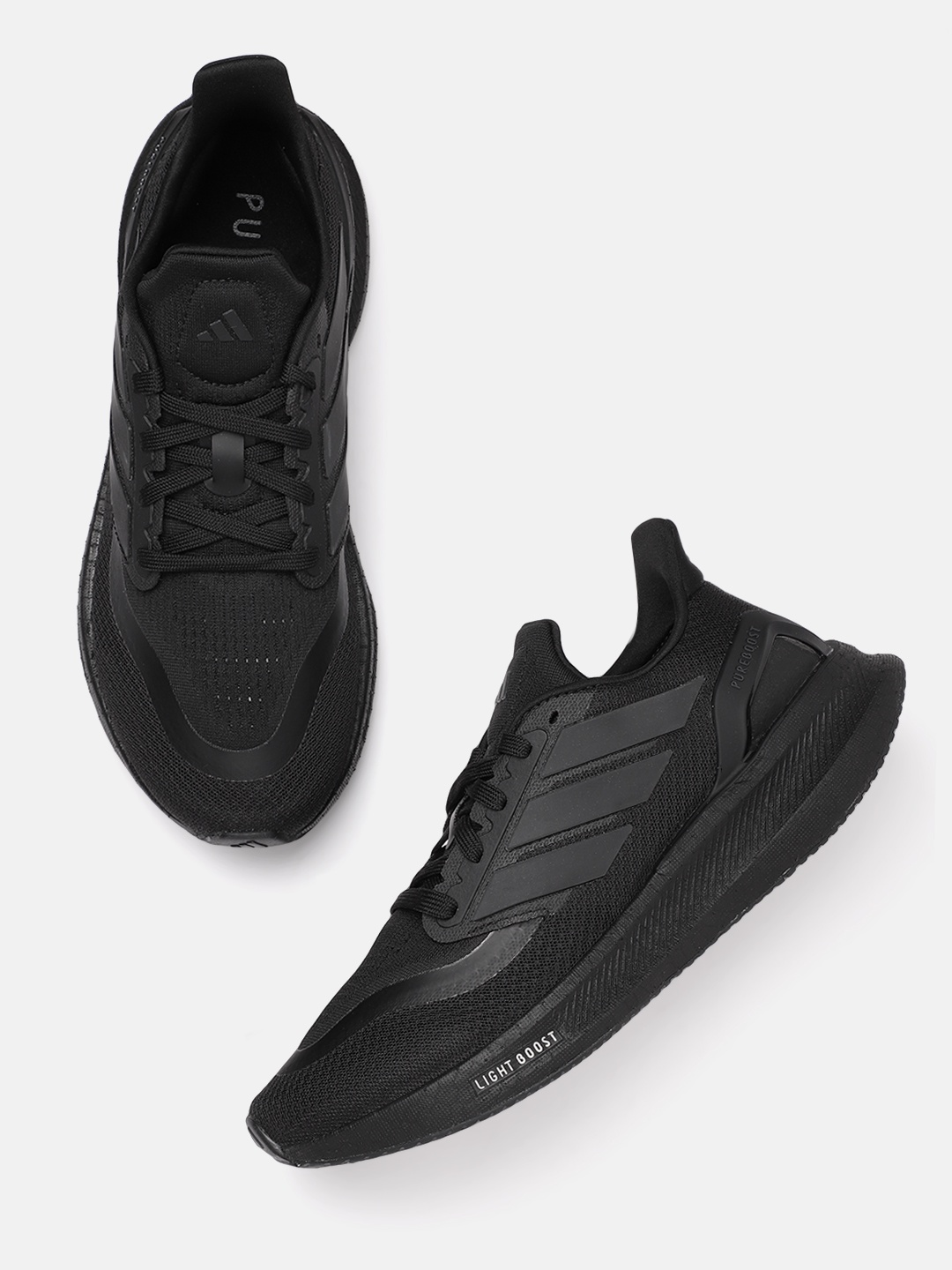 

ADIDAS Men PUREBOOST 5 Running Shoes, Black