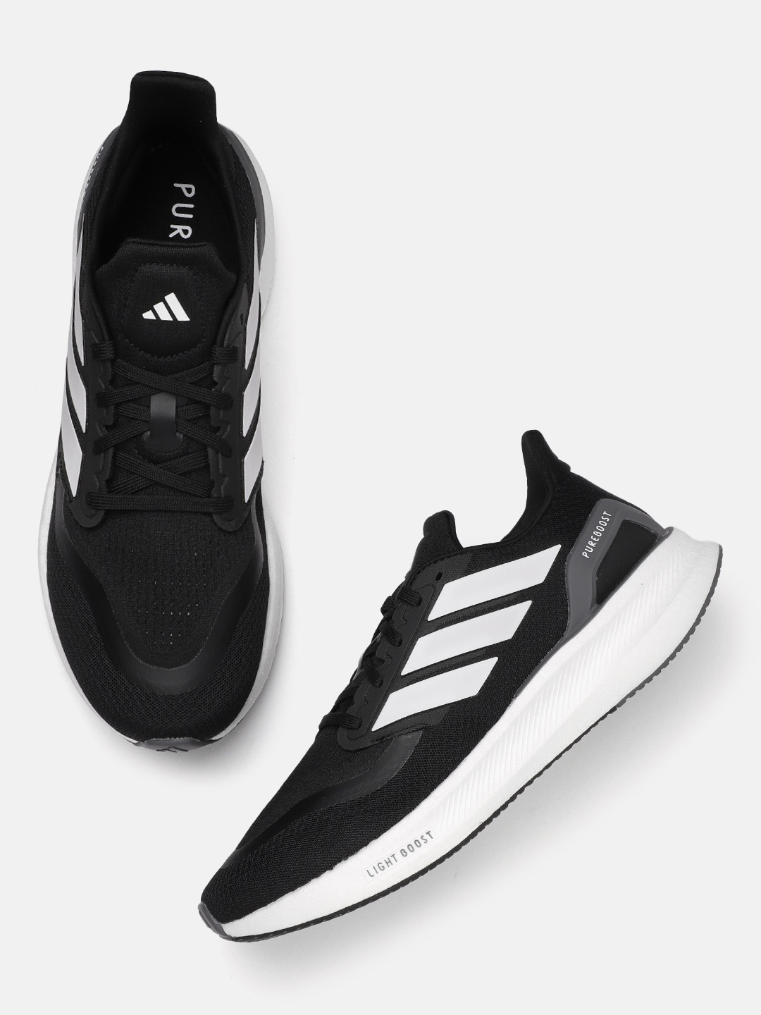 

ADIDAS Men PUREBOOST 5 Running Shoes, Black