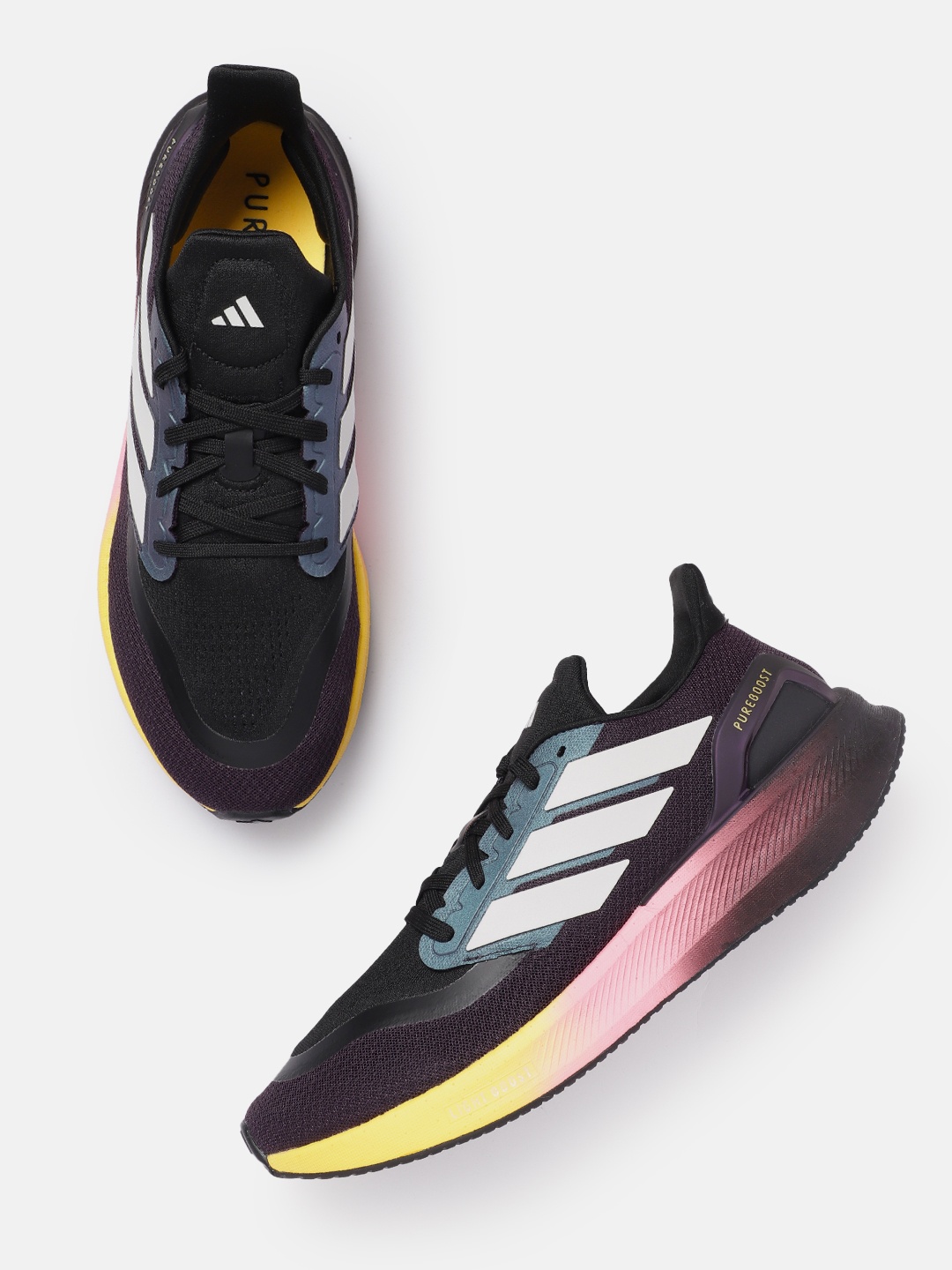 

ADIDAS Men PUREBOOST 5 Running Shoes, Purple