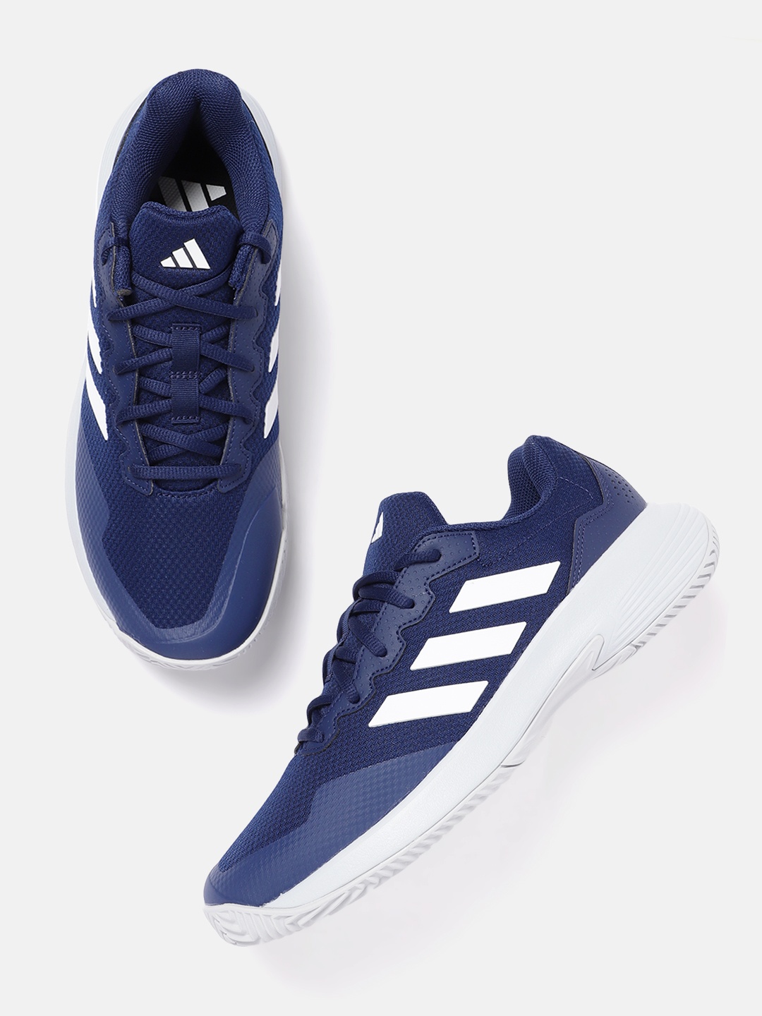 

ADIDAS Men Game Court 2.0 Tennis Shoes, Blue