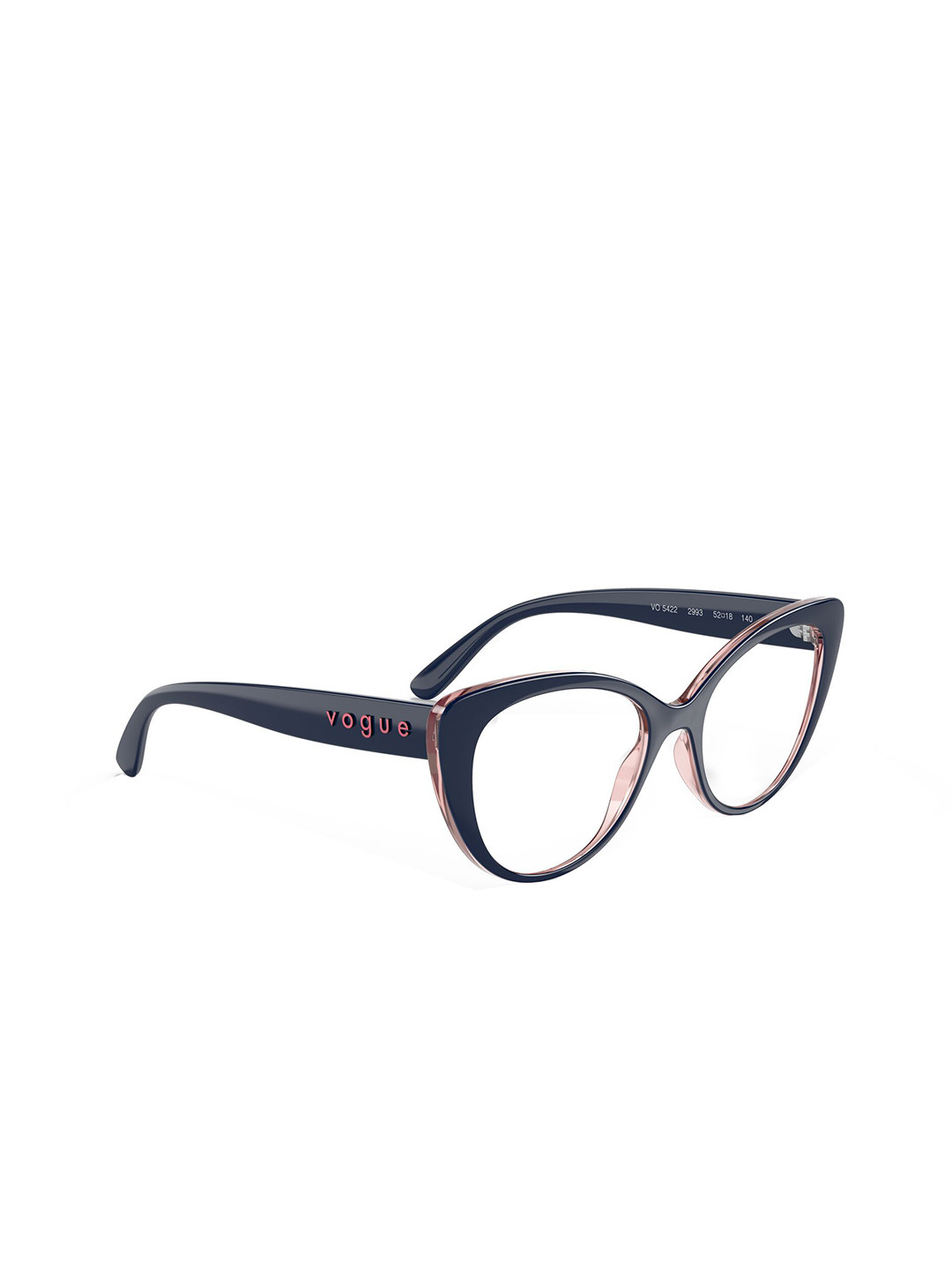 

vogue Women Full Rim Butterfly Frames, Transparent