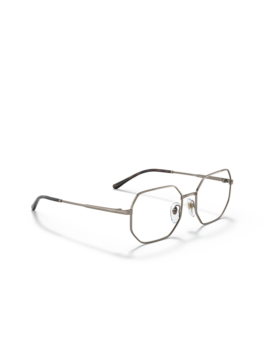 

vogue Women Rimless Oversized Frames, Silver